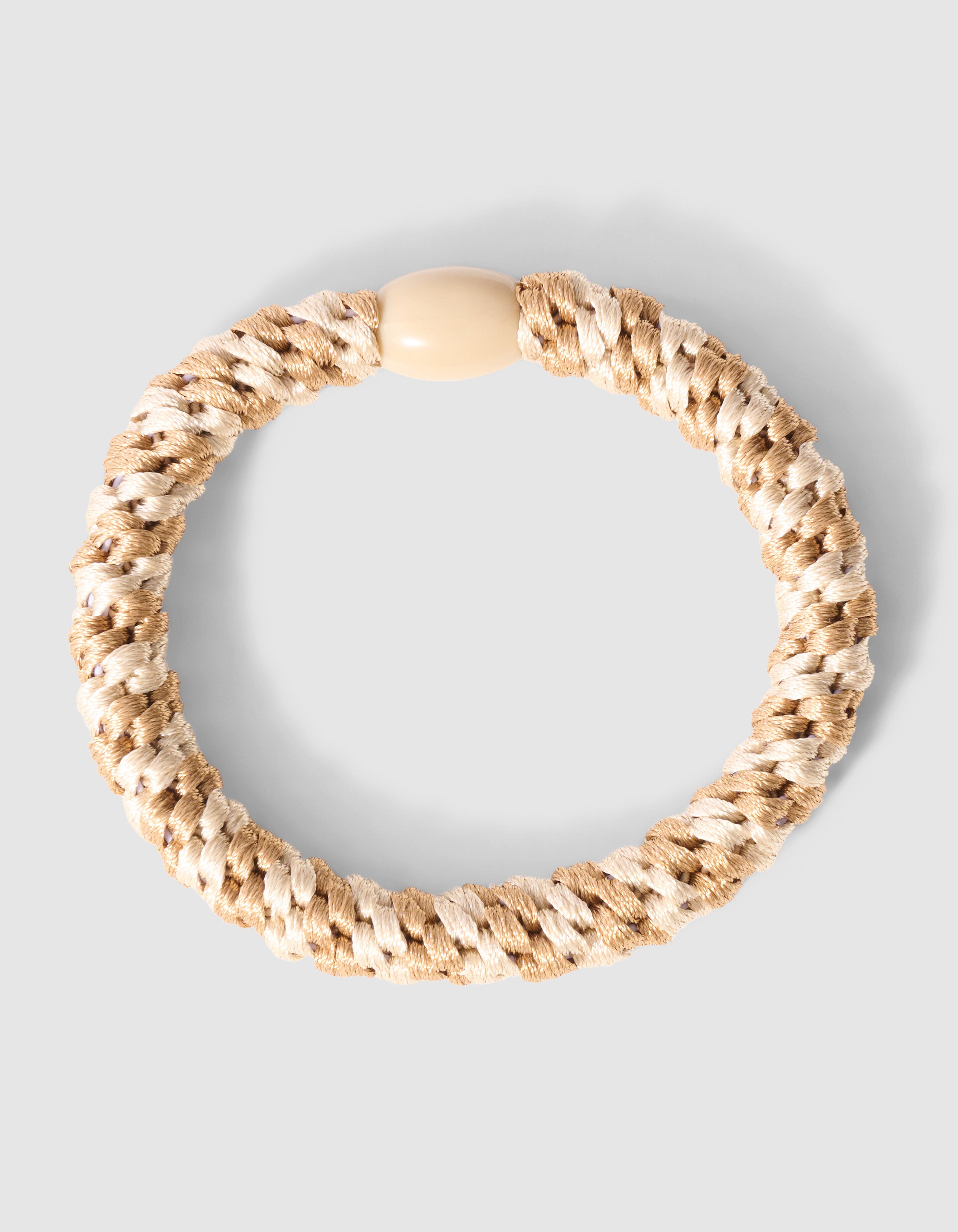 Lurex Haarelastiek Lichtbruin SHOEBY ACCESSOIRES