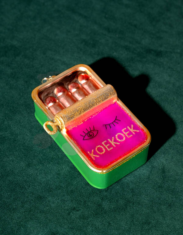 Koekoek Blik Kerstbal Multicolor By Fred SHOEBY ACCESSOIRES