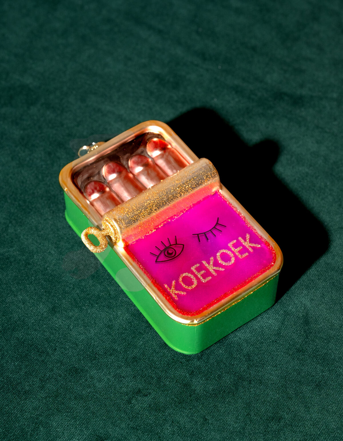 Koekoek Blik Kerstbal Multicolor By Fred SHOEBY ACCESSOIRES