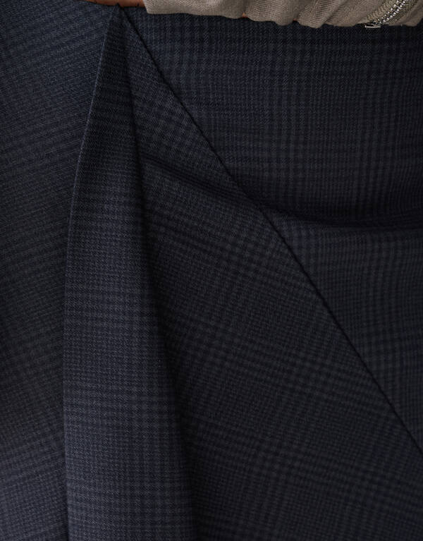 Ruiten Maxi Rok Donkergrijs SHOEBY WOMEN