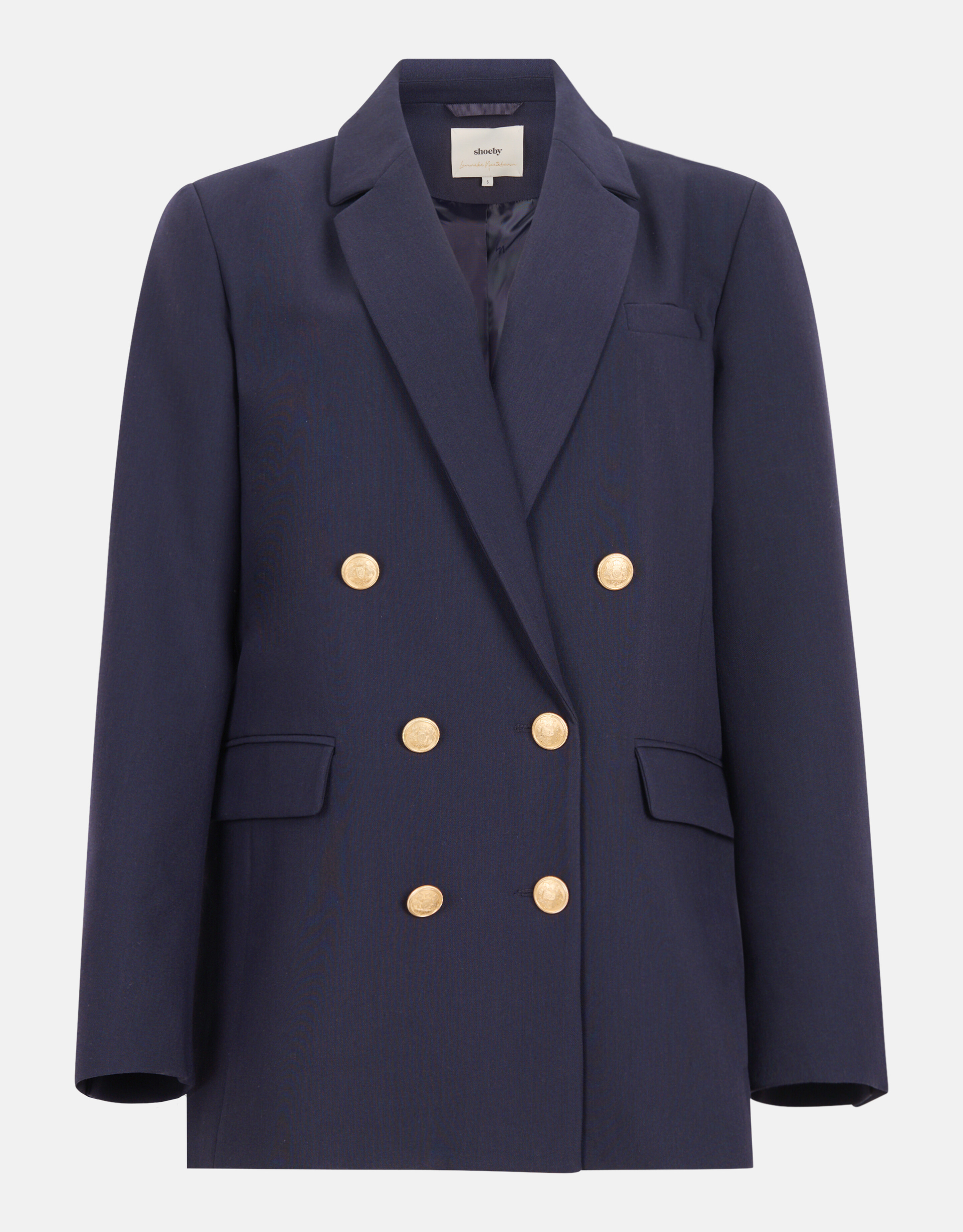 Relaxed Fit Blazer Donkerblauw By Lonneke SHOEBY WOMEN