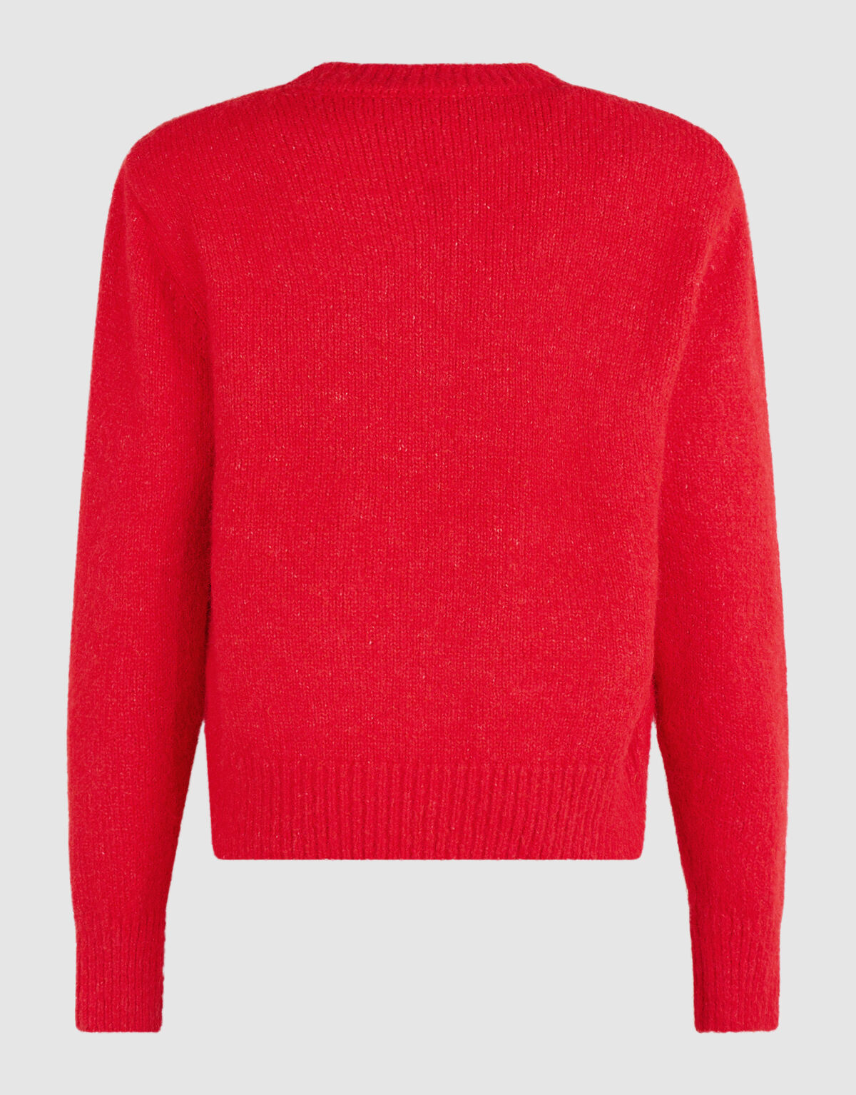 Shoulder Crew Gebreide Trui Rood SHOEBY WOMEN