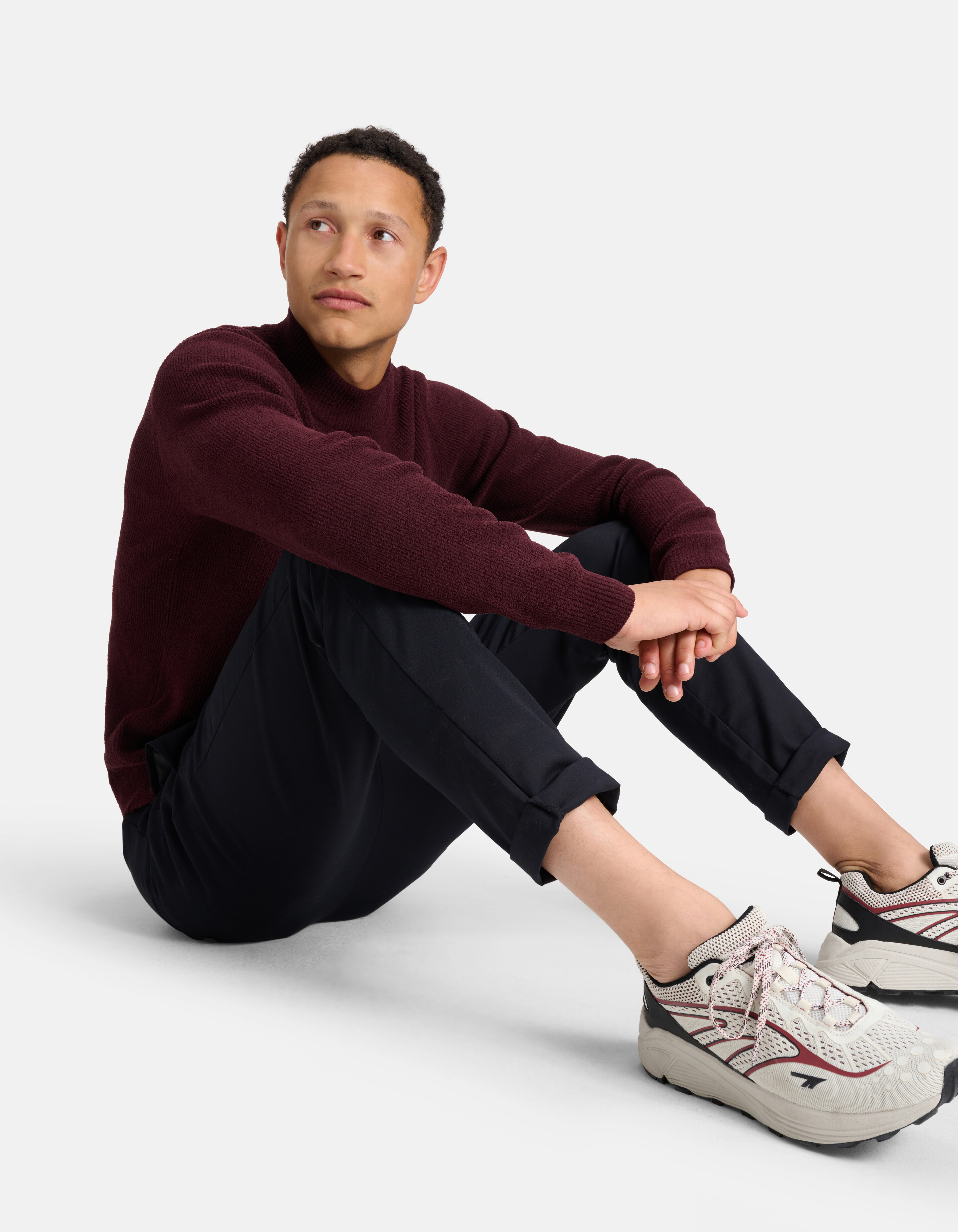 Casual Pantalon Zwart SHOEBY MEN