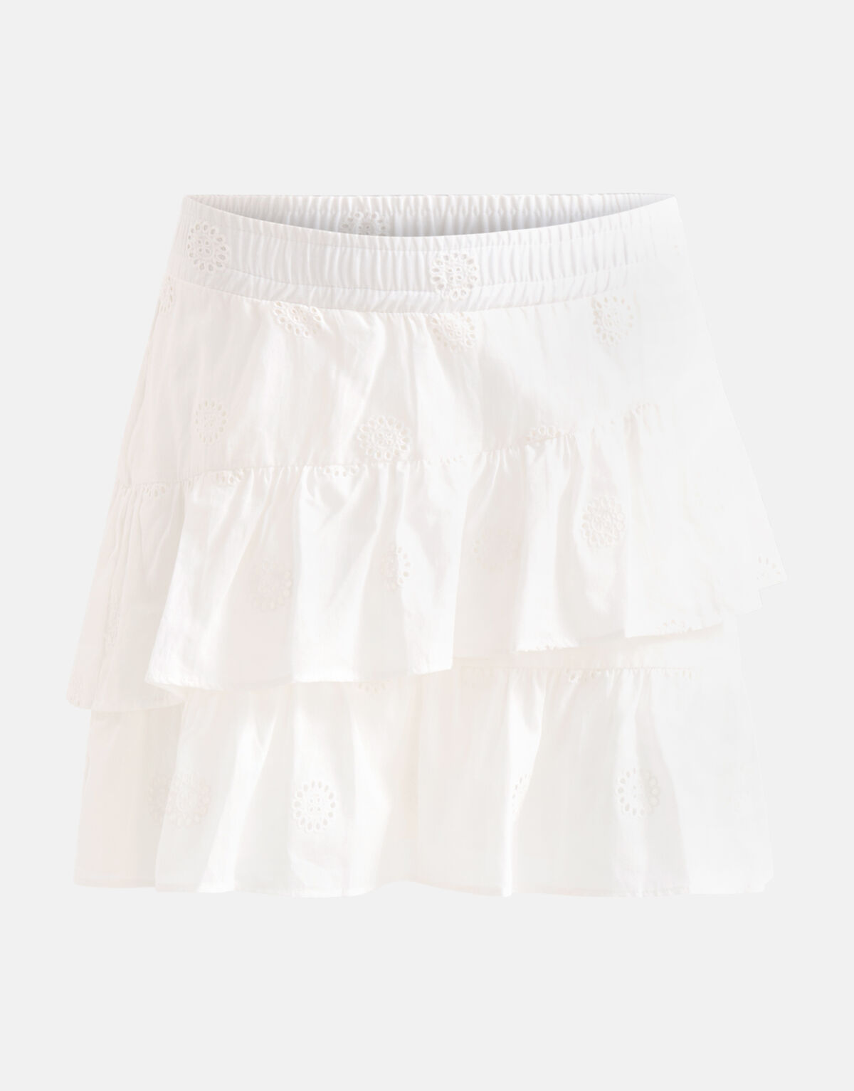 Broderie Rok Wit SHOEBY WOMEN