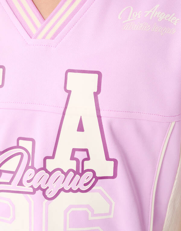 Baseball T-shirt Lichtroze SHOEBY GIRLS