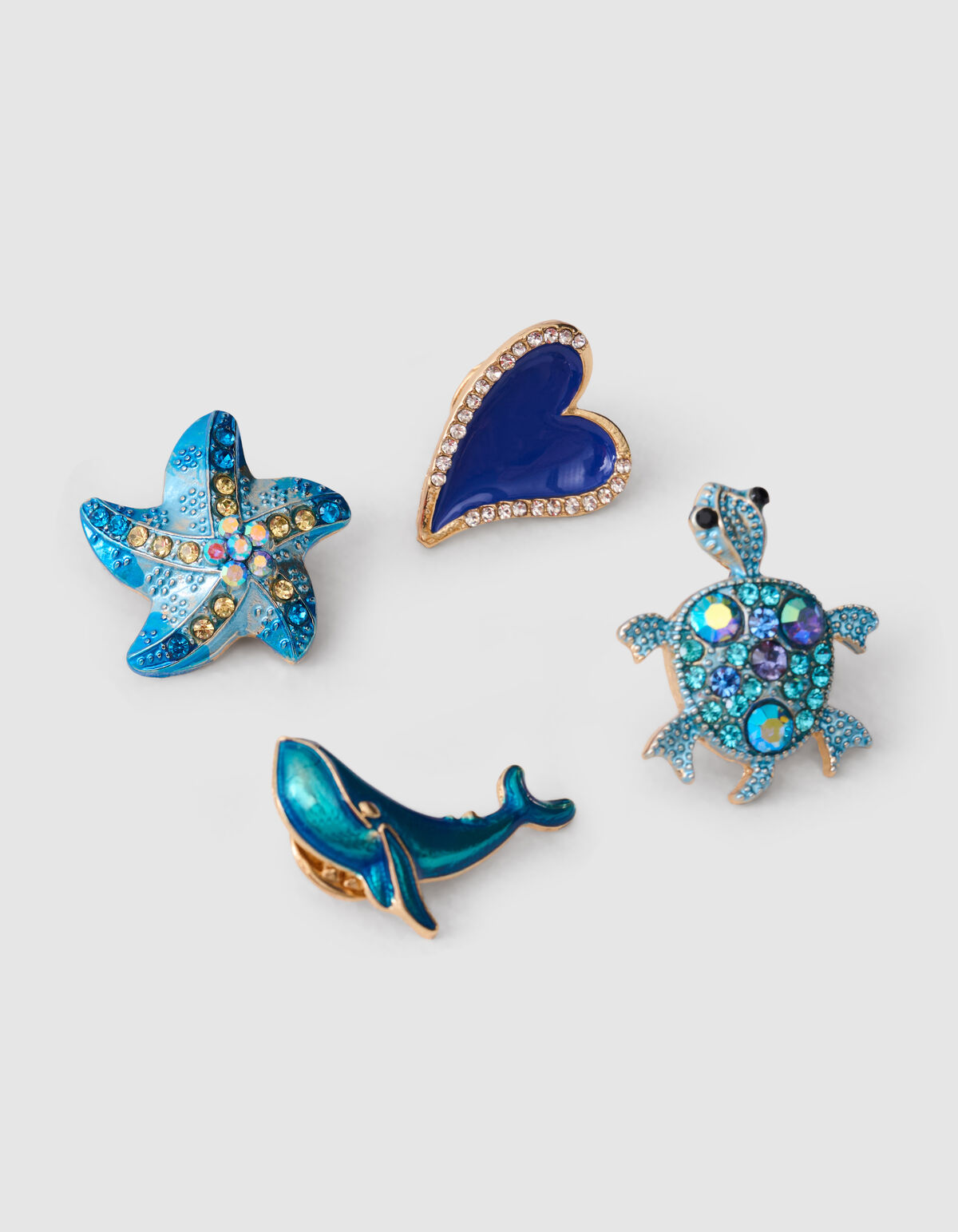 Broche Set Blauw SHOEBY ACCESSOIRES