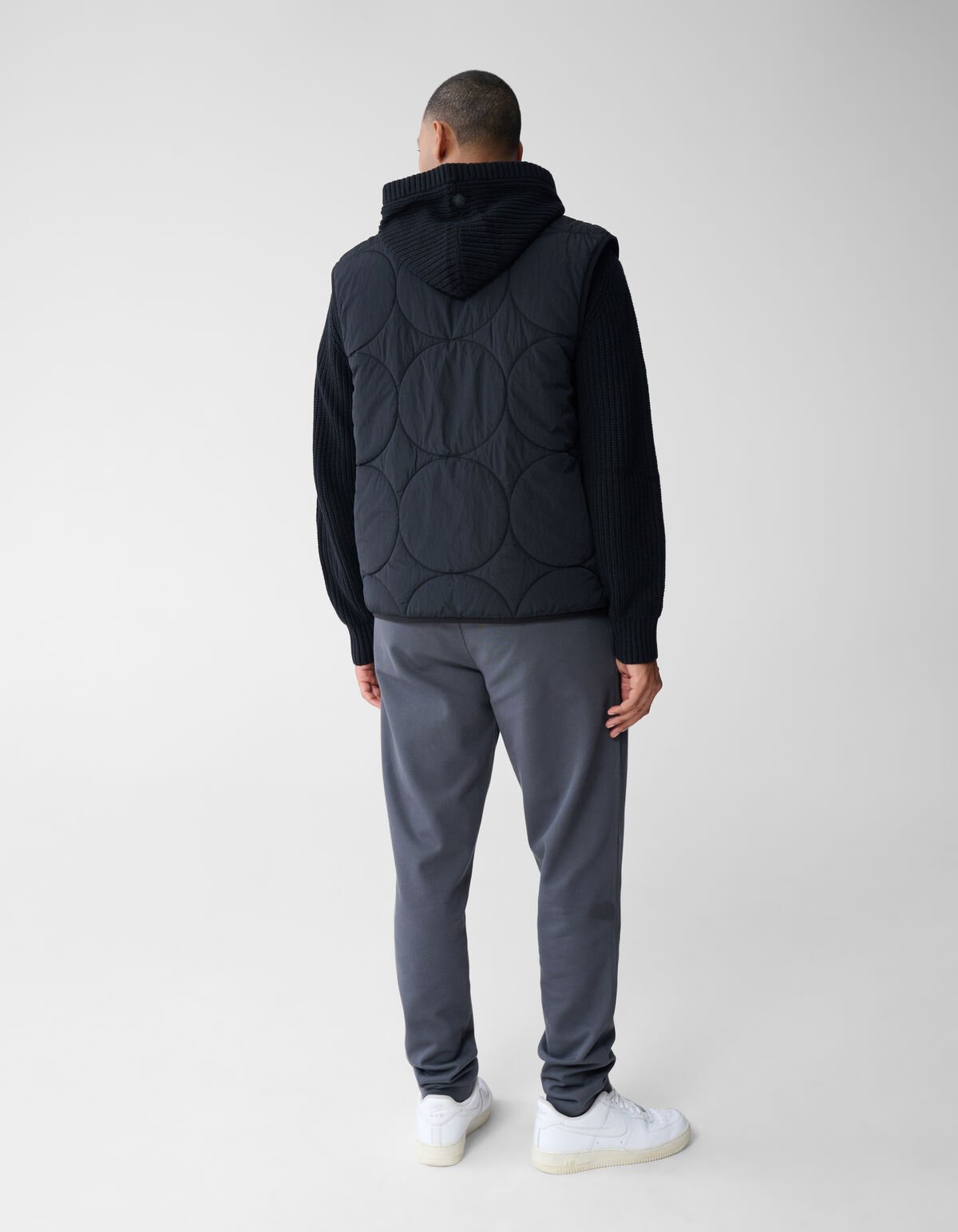 Quilted Spark Logo Bodywarmer Zwart SHOEBY MEN