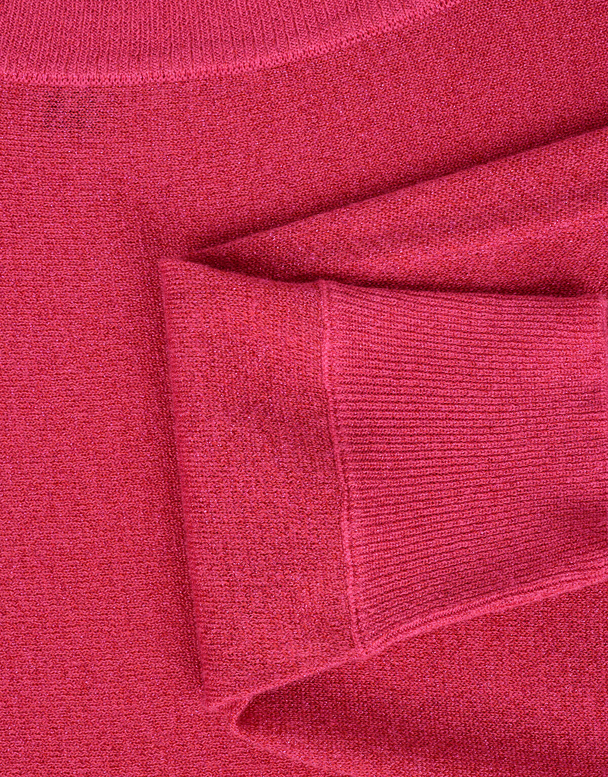 Glitter Vleermuismouwen Trui Roze EKSEPT