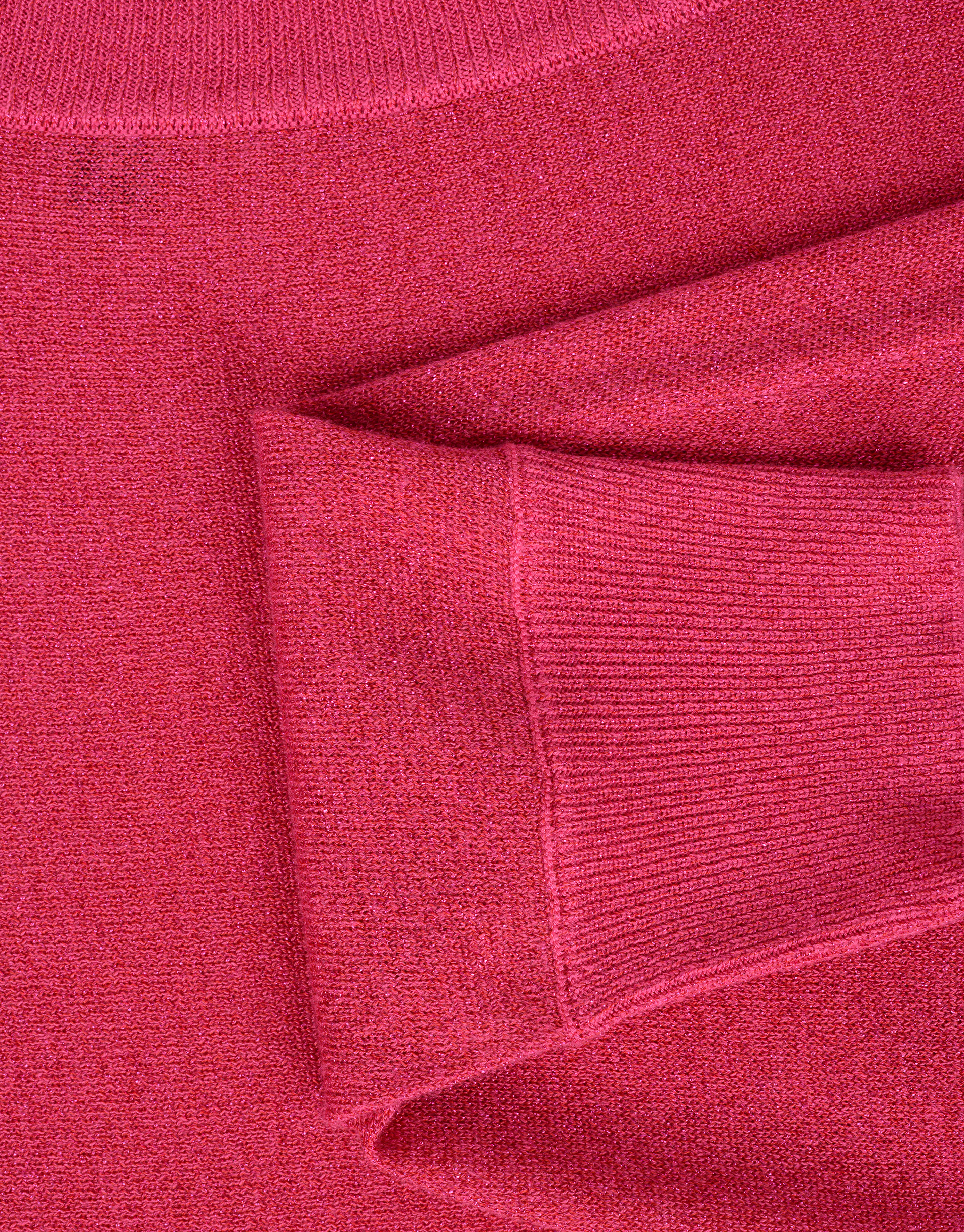 Glitter Vleermuismouwen Trui Roze EKSEPT