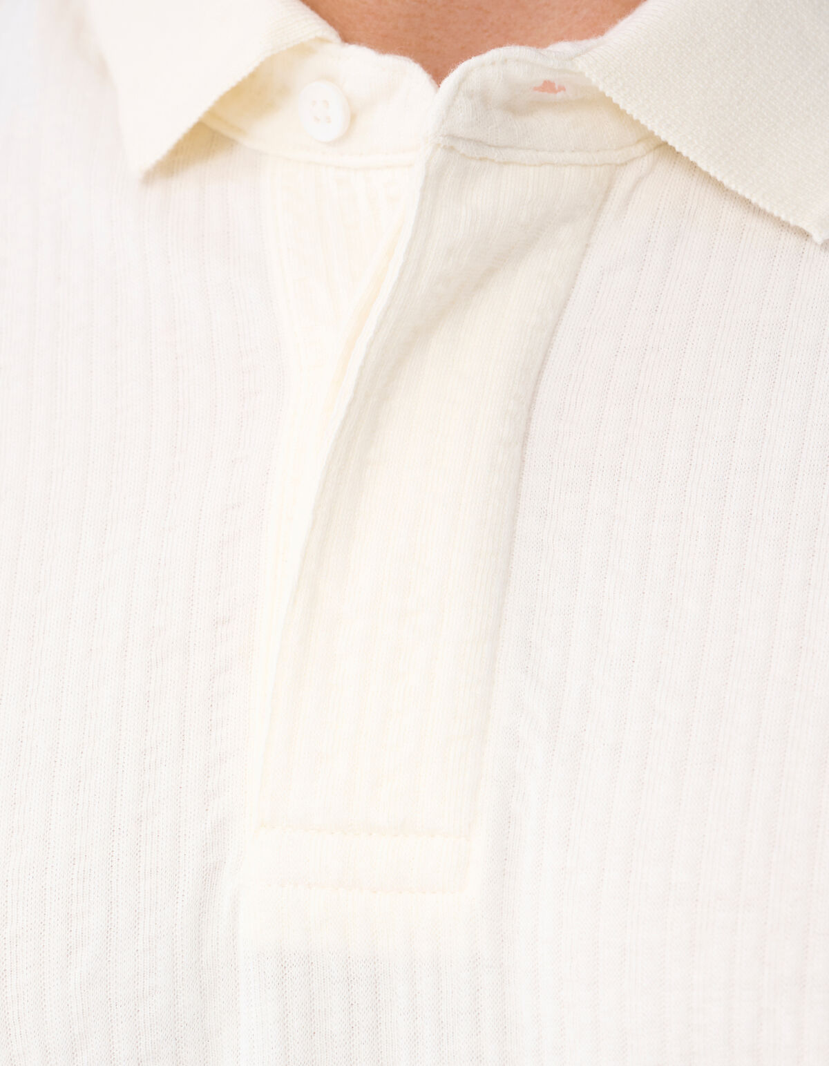 Structuur Polo Gebroken Wit SHOEBY MEN