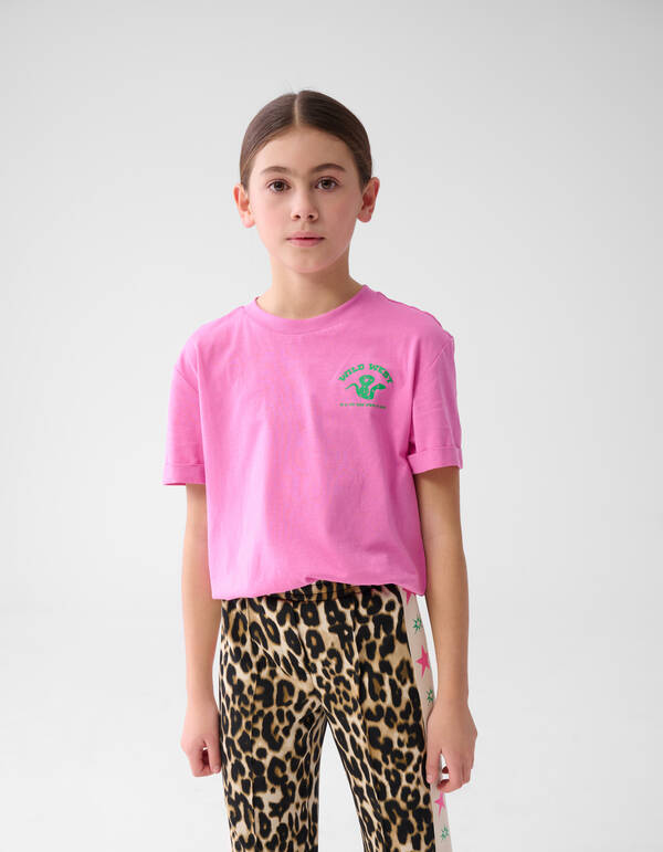 Artwork T-shirt Roze SHOEBY GIRLS
