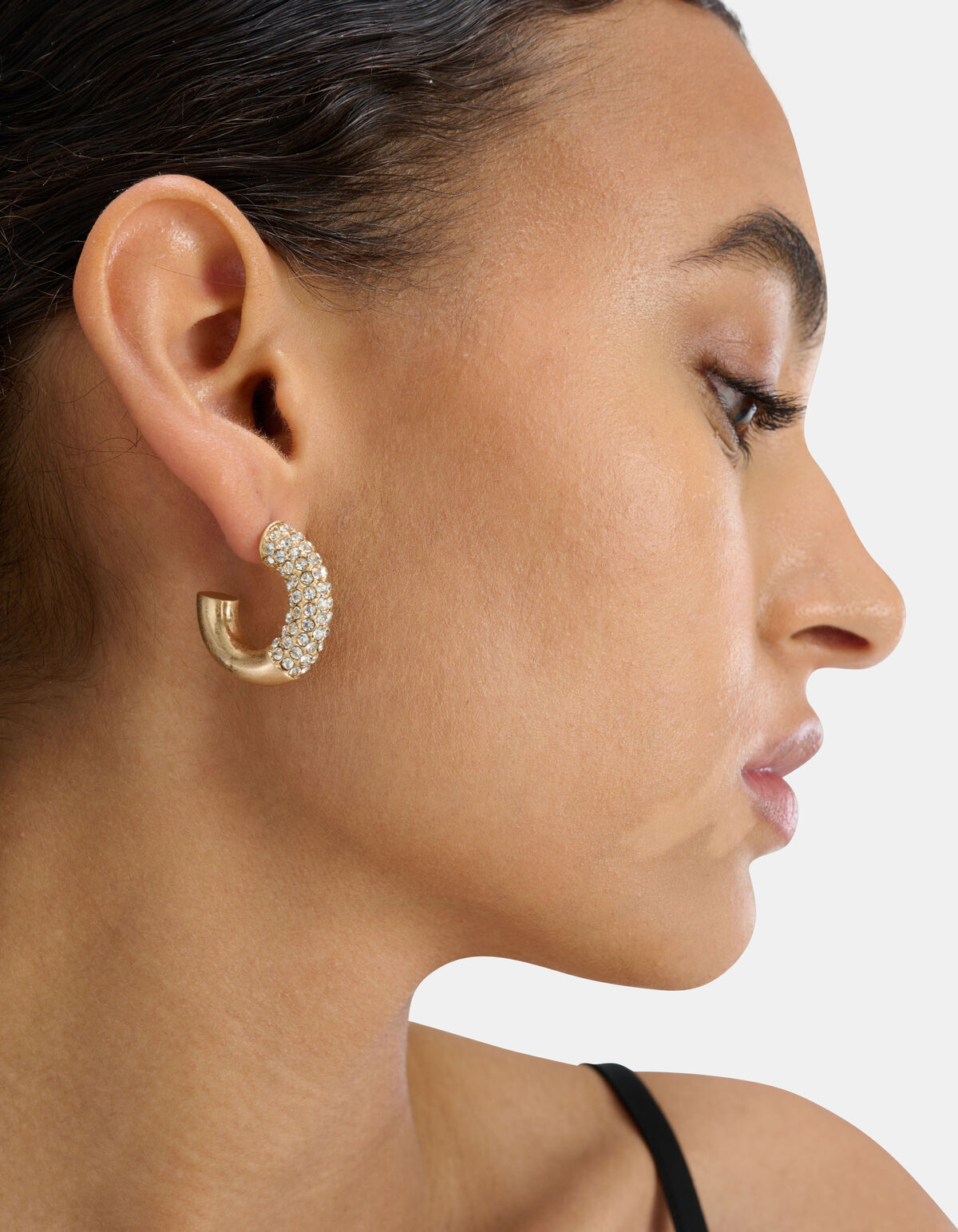 Big Diamond Hoops Oorbellen SHOEBY ACCESSOIRES