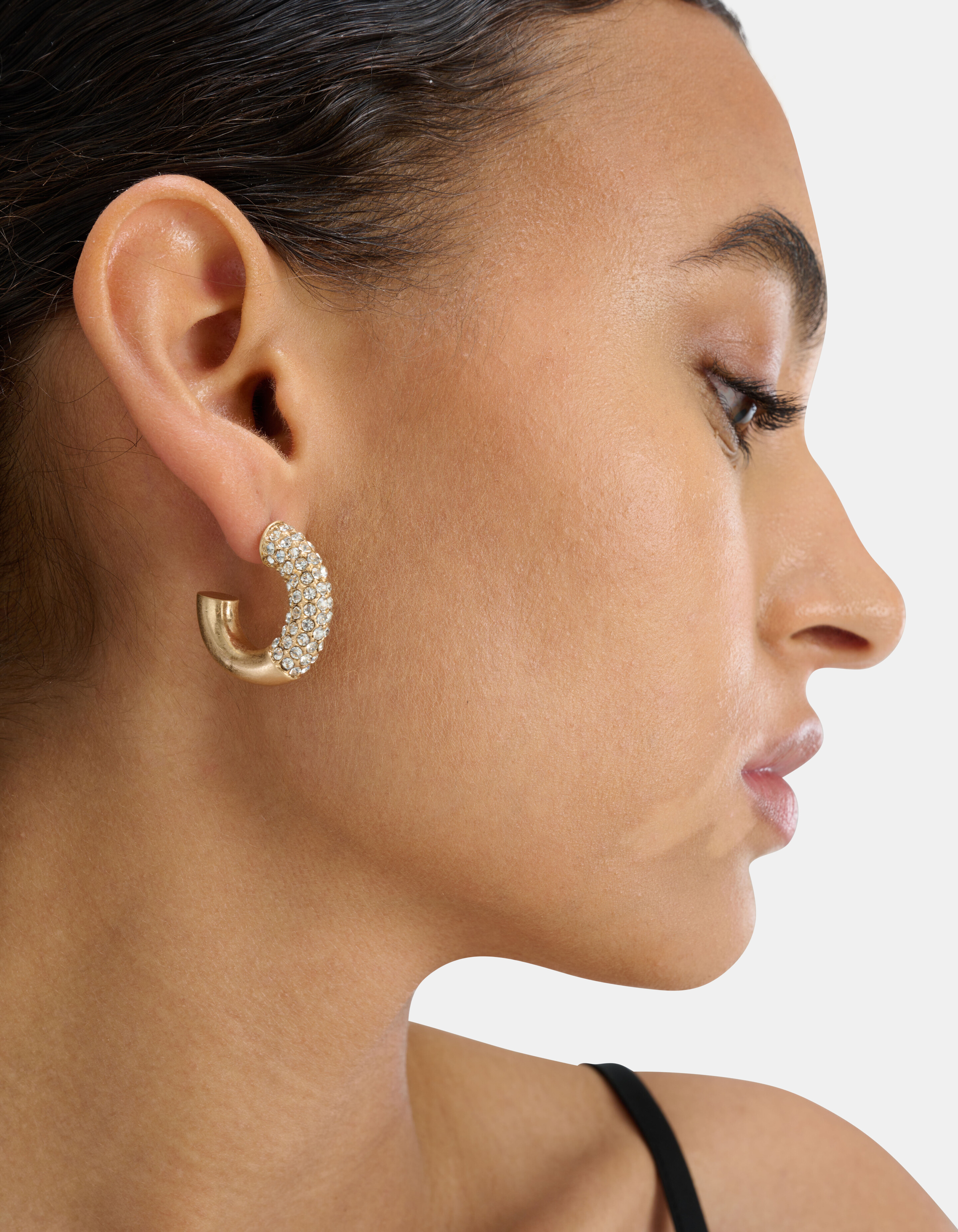 Big Diamond Hoops Oorbellen SHOEBY ACCESSOIRES