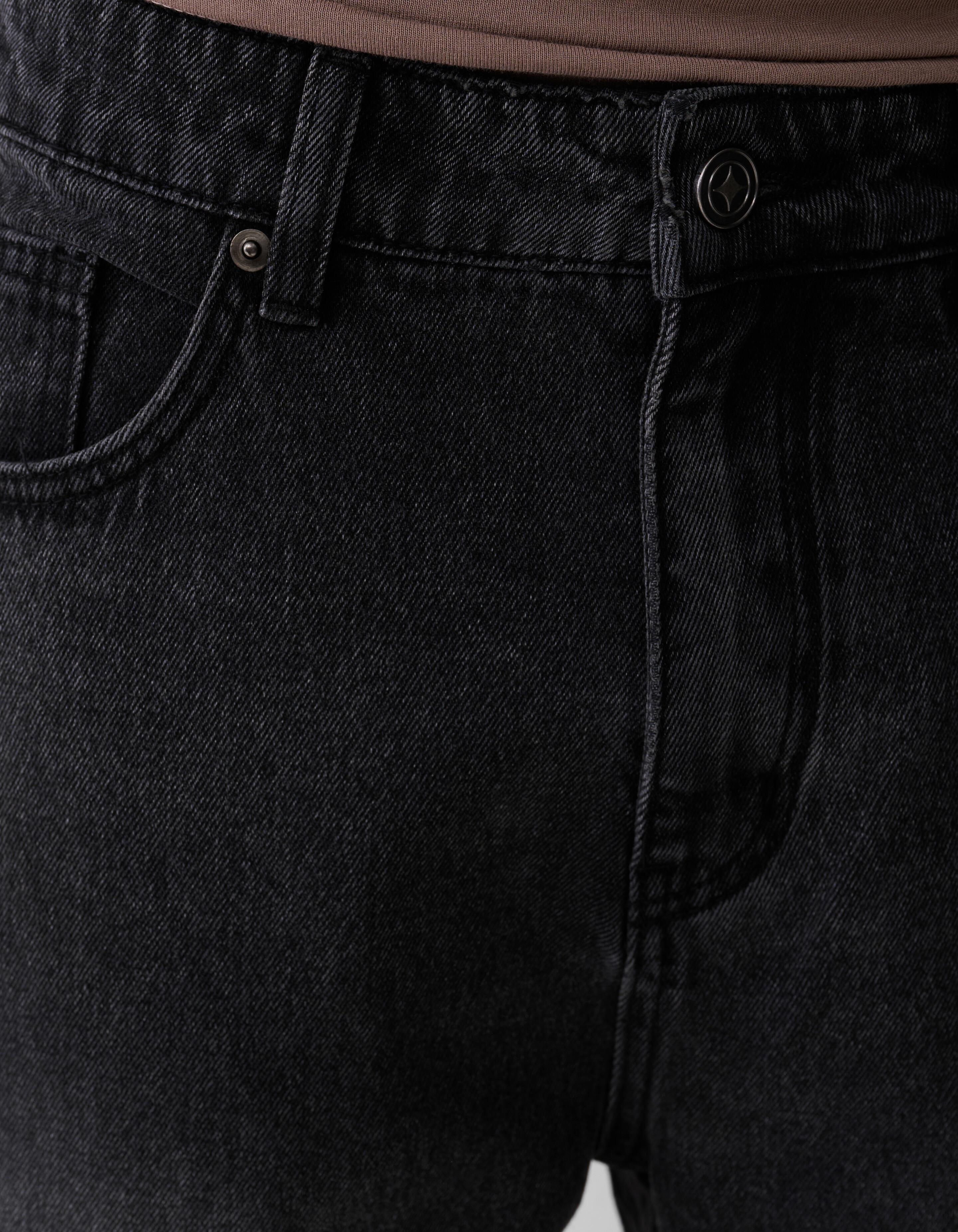 Baggy Fit Jeans Donkergrijs L33 SHOEBY MEN