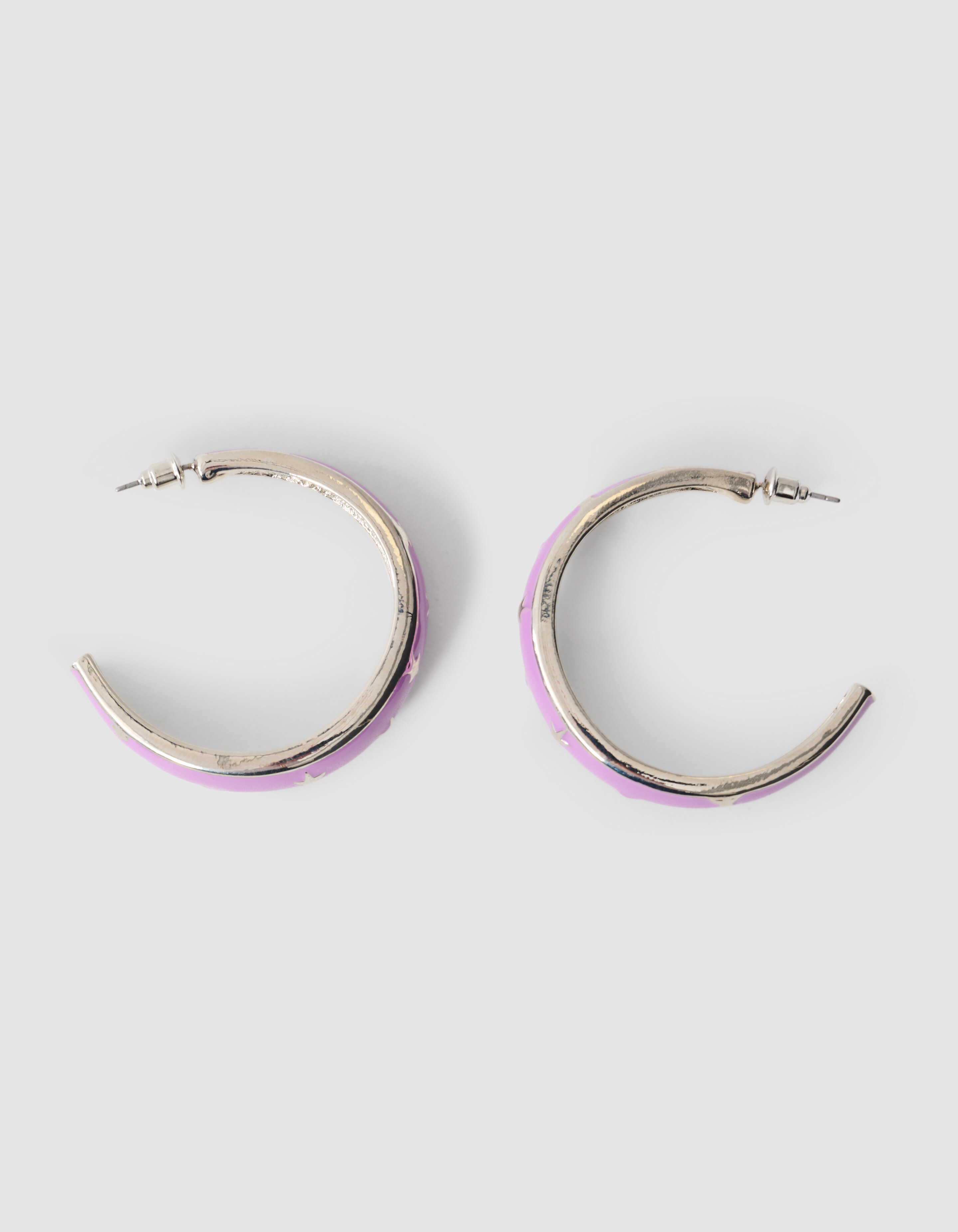 Star Hoop Oorbellen Zilver SHOEBY ACCESSOIRES