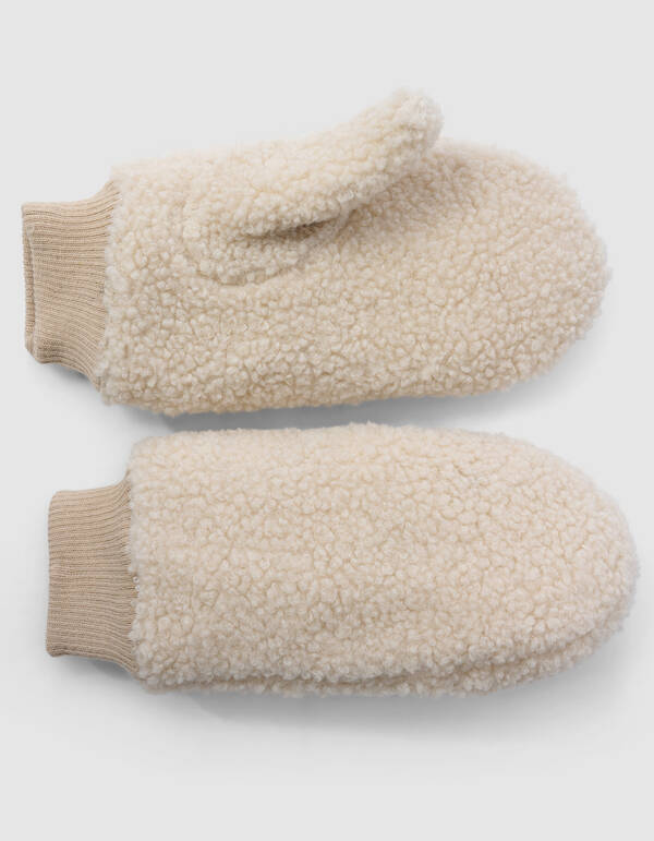 Teddy Wanten Beige SHOEBY ACCESSOIRES