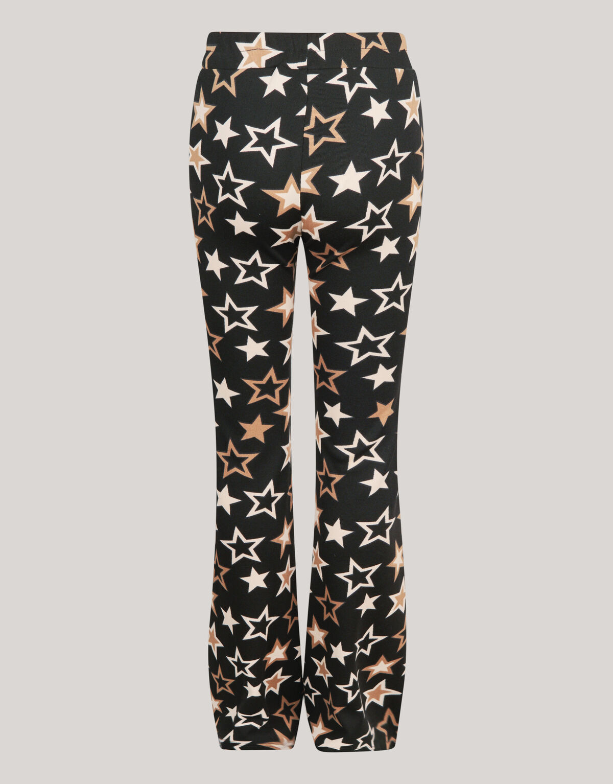 Printed Flared Legging Zwart SHOEBY GIRLS