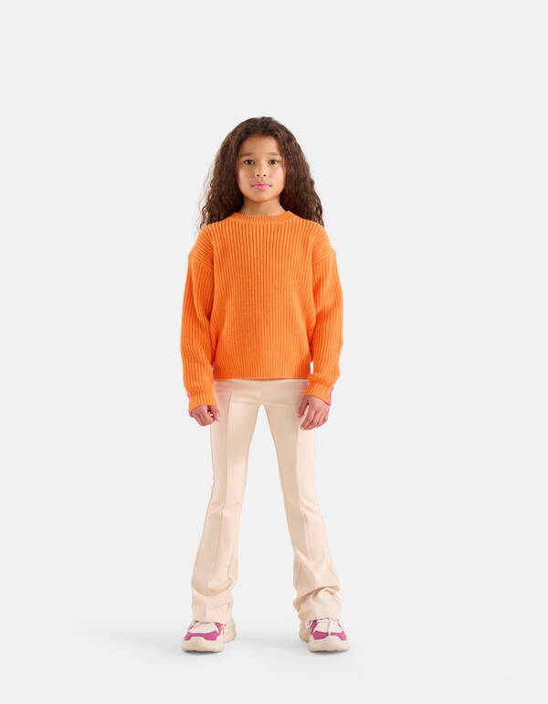 Uitlopende Legging Gebroken Wit SHOEBY GIRLS