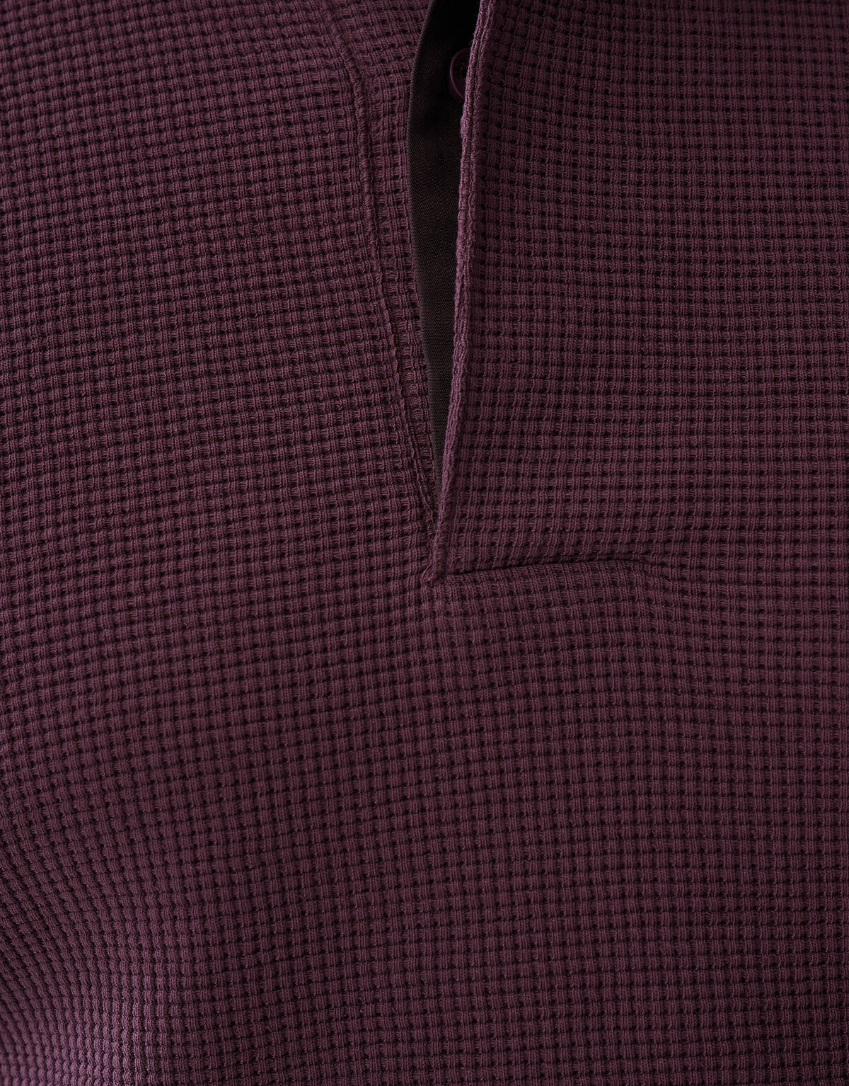 Structuur Polo Donkerrood SHOEBY MEN