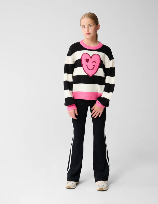 Sporty Flared Broek Zwart SHOEBY GIRLS