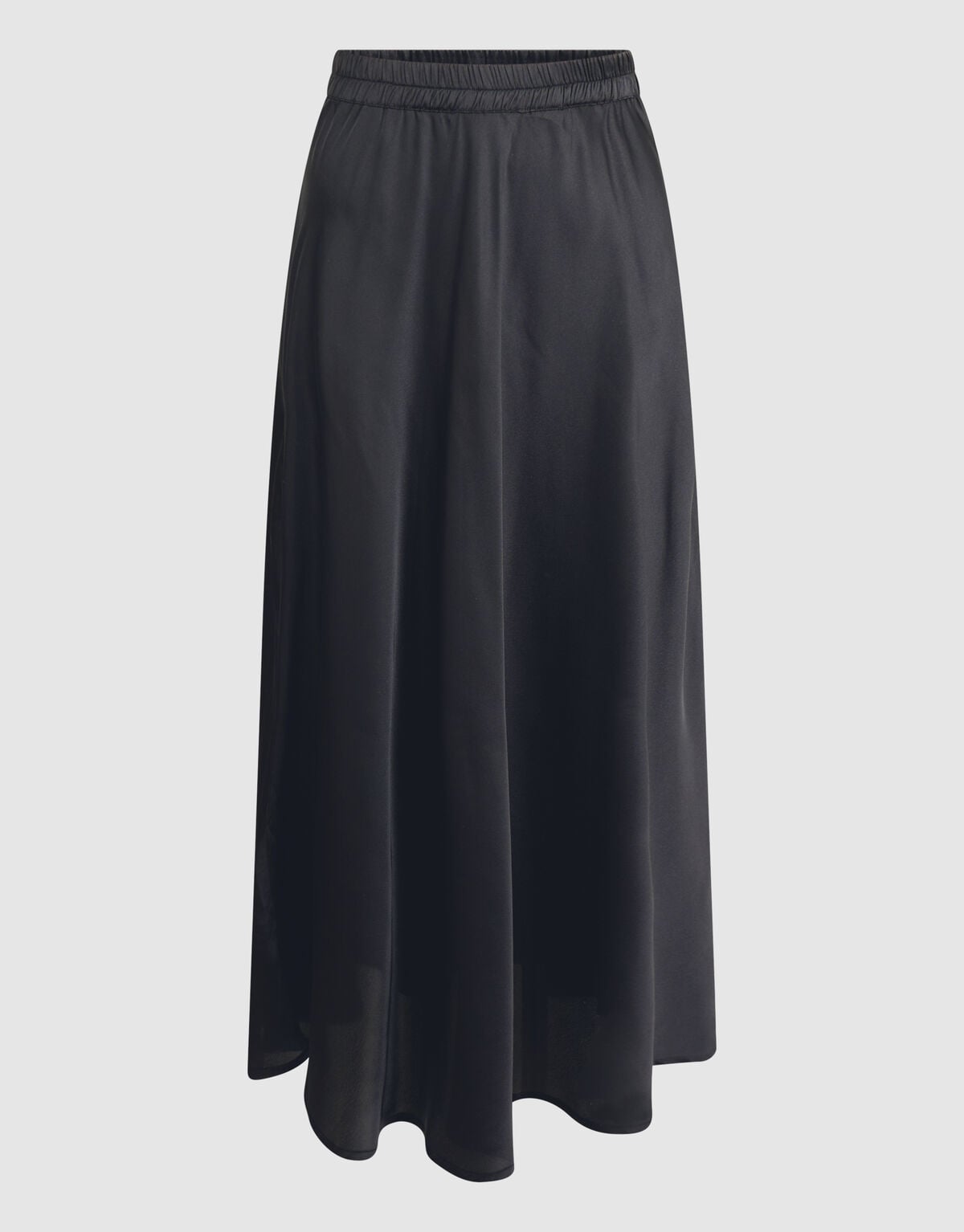 Satijnen Maxi Rok Zwart SHOEBY WOMEN