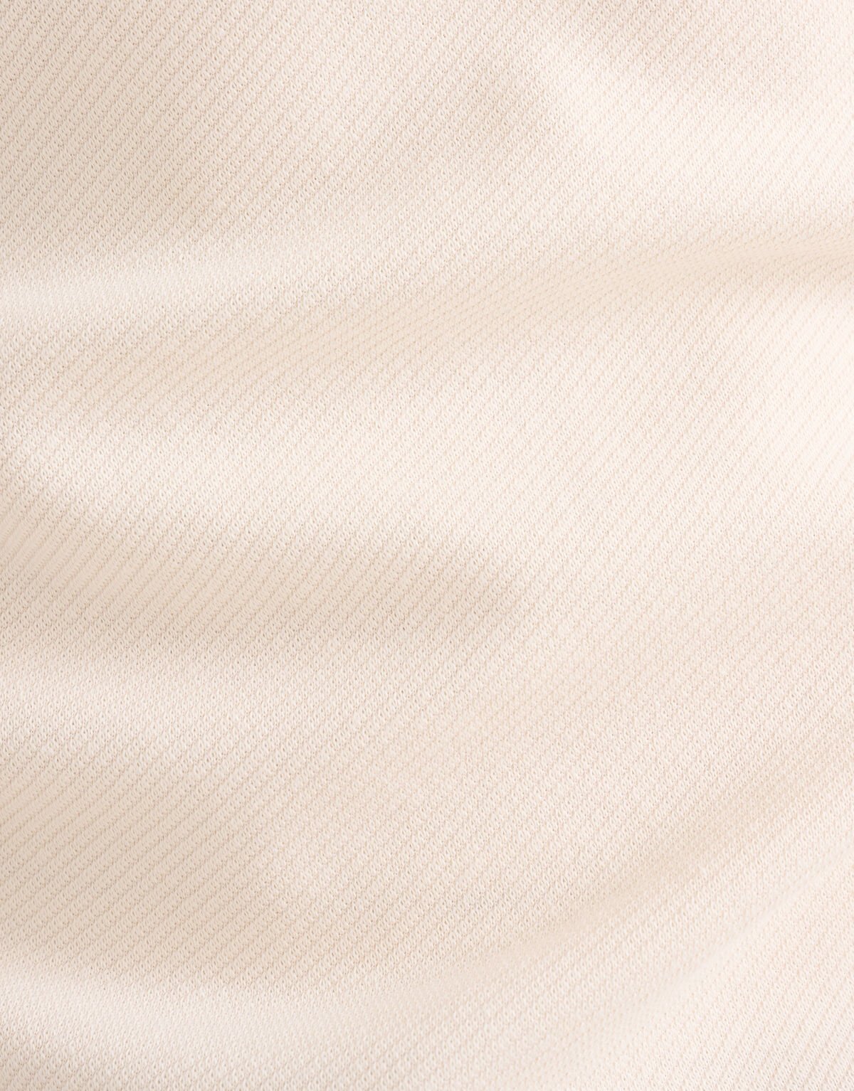 Structuur T-shirt Gebroken Wit SHOEBY MEN