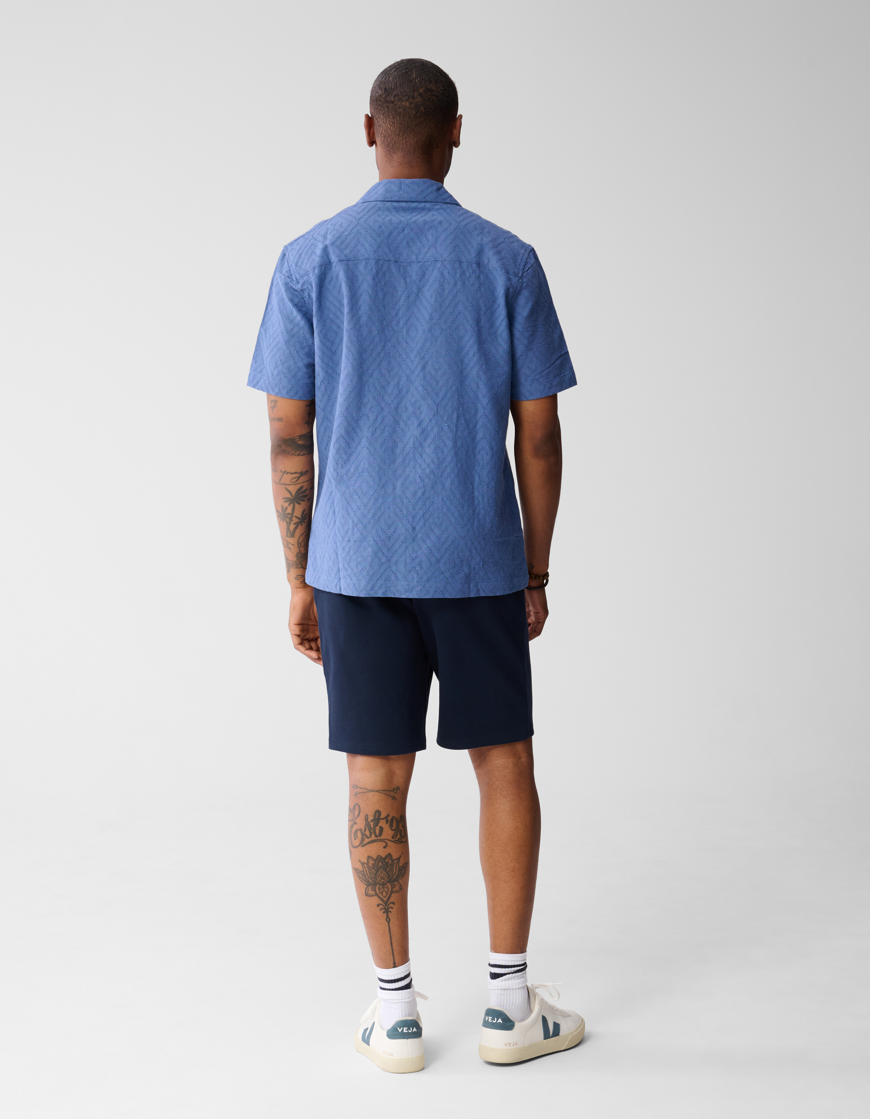 Pique Short Donkerblauw SHOEBY MEN