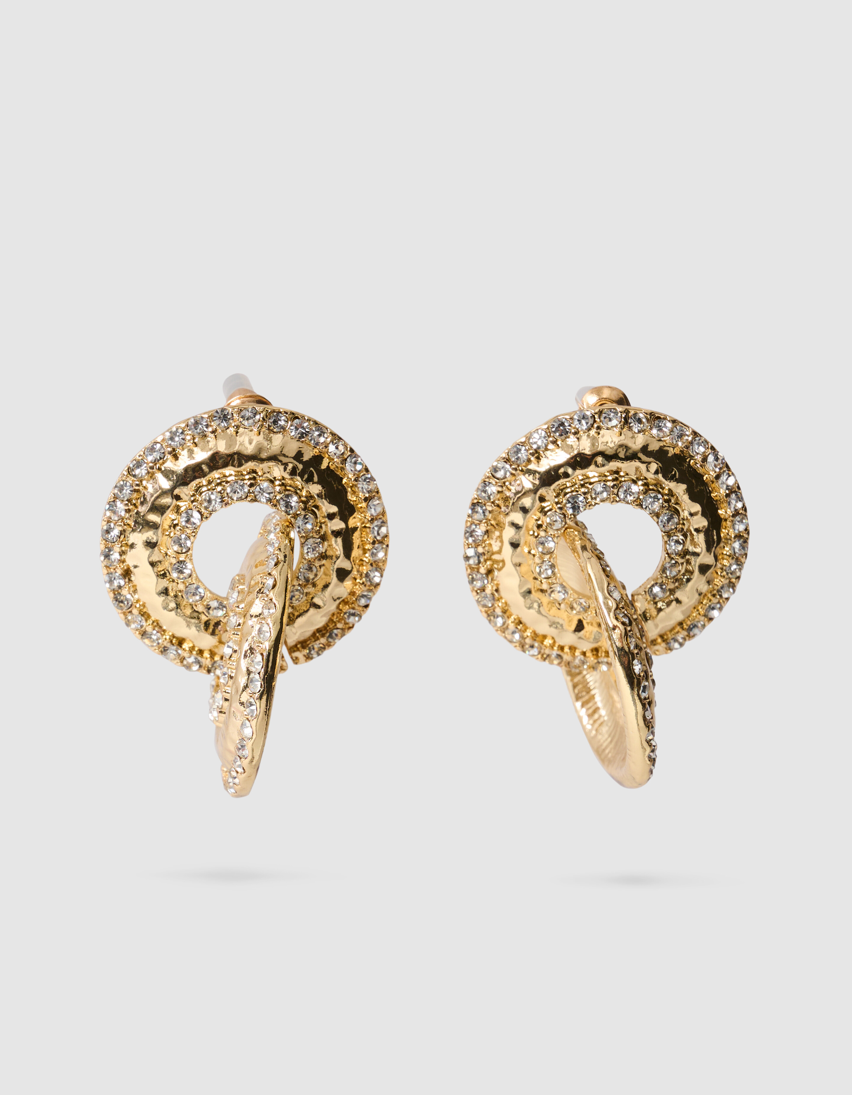 Statement Strass Oorbellen Goud SHOEBY ACCESSOIRES