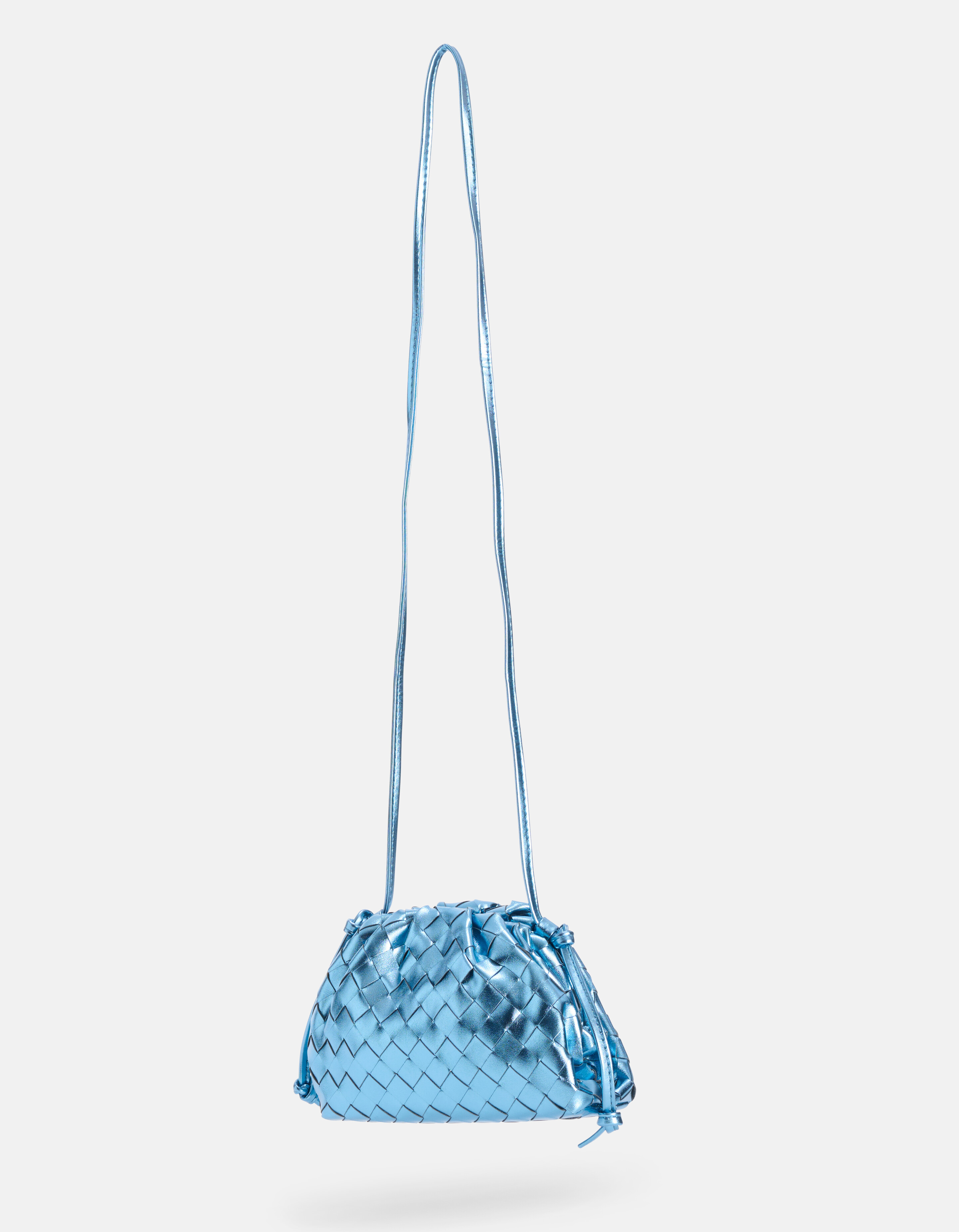 Metallic Clutch Blauw SHOEBY ACCESSOIRES