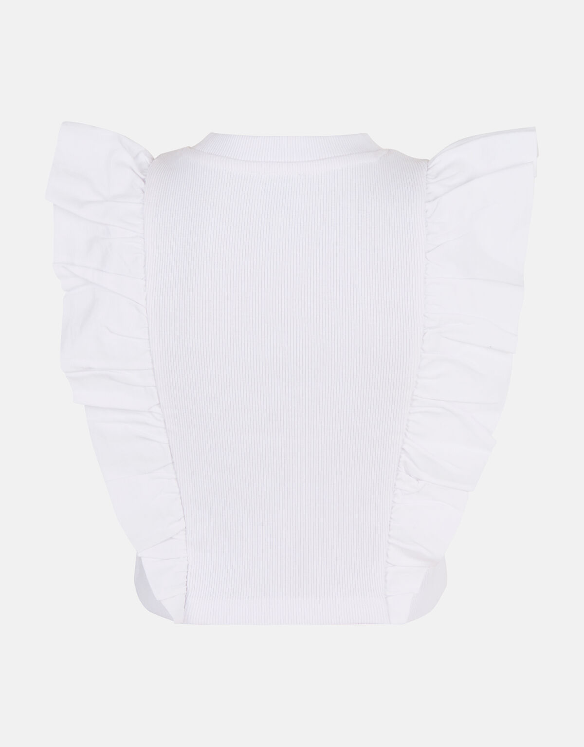 Ruffle T-shirt Wit SHOEBY GIRLS