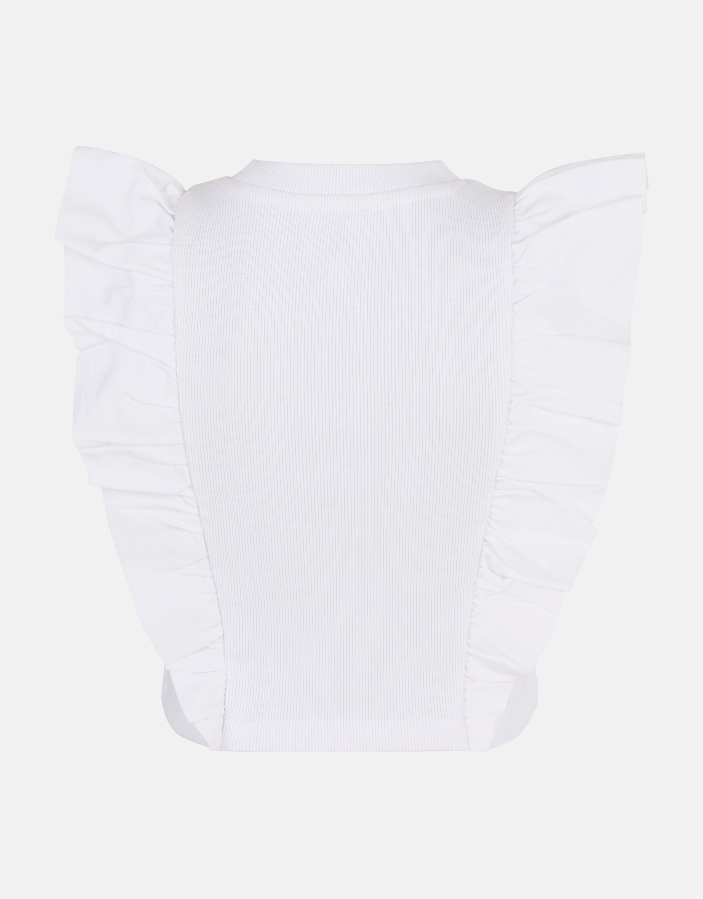 Ruffle T-shirt Wit SHOEBY GIRLS