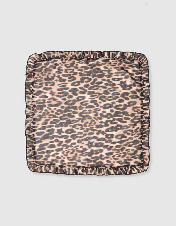 Leopard Bandana Bruin SHOEBY ACCESSOIRES