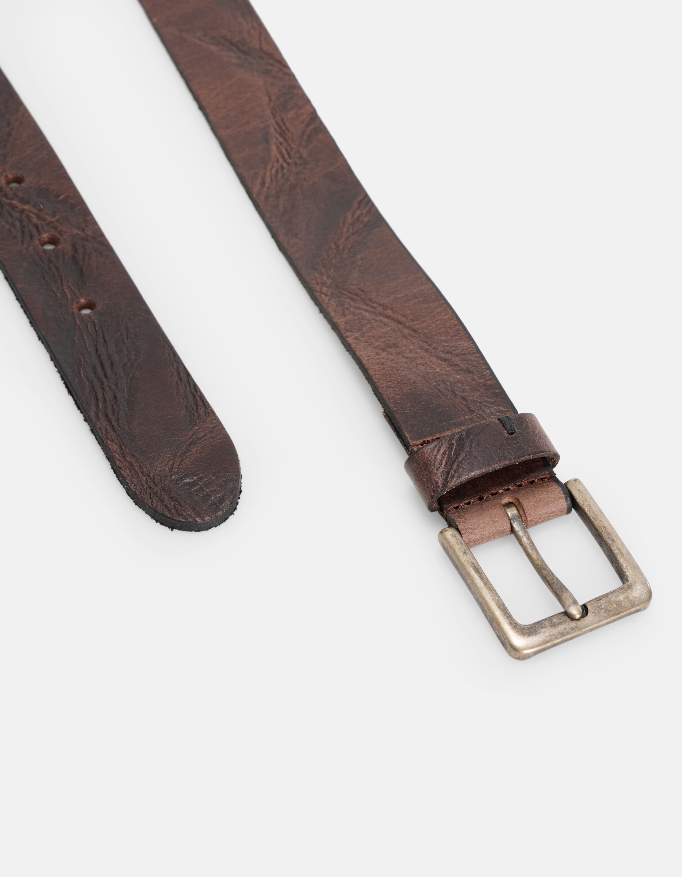Leren Riem Donkerbruin ACCESSOIRES SHOEBY