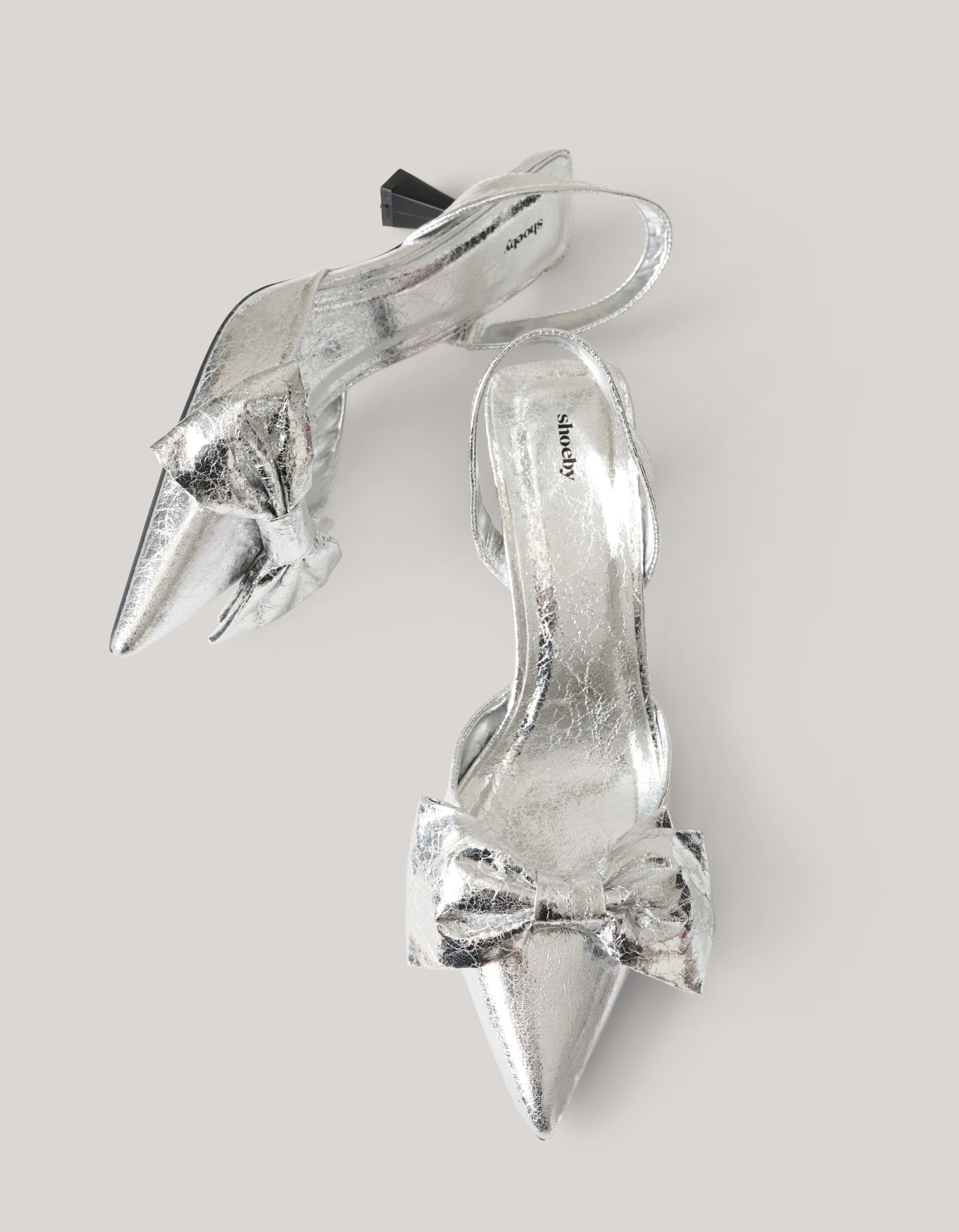 Strik Hakken Zilver SHOEBY SHOES