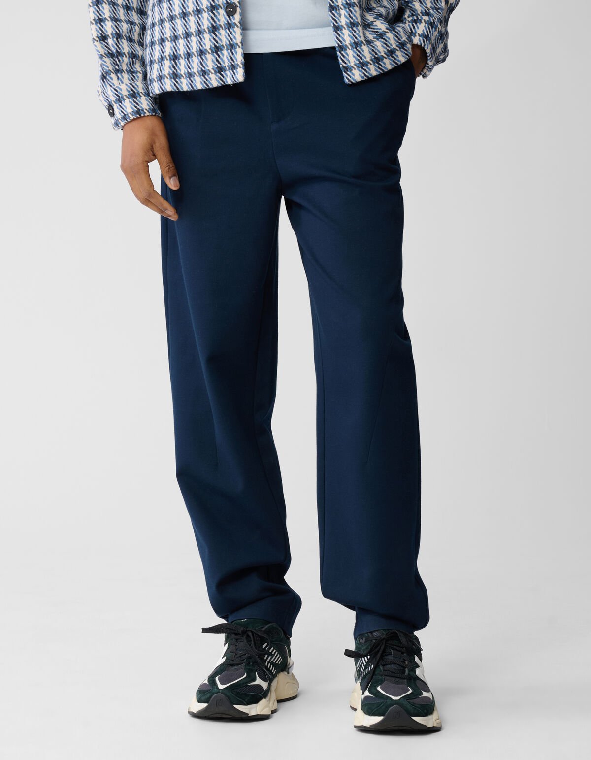 Regular Fit Broek Donkerblauw SHOEBY MEN