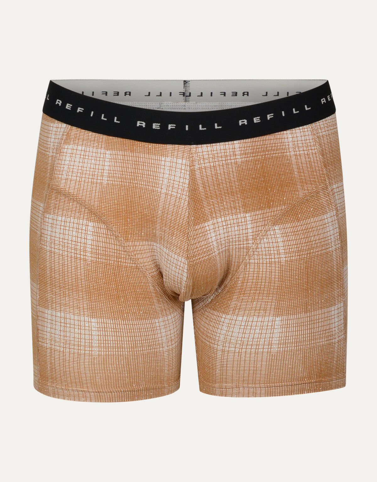 Ian Boxershort Bruin/Wit ACCESSOIRES SHOEBY