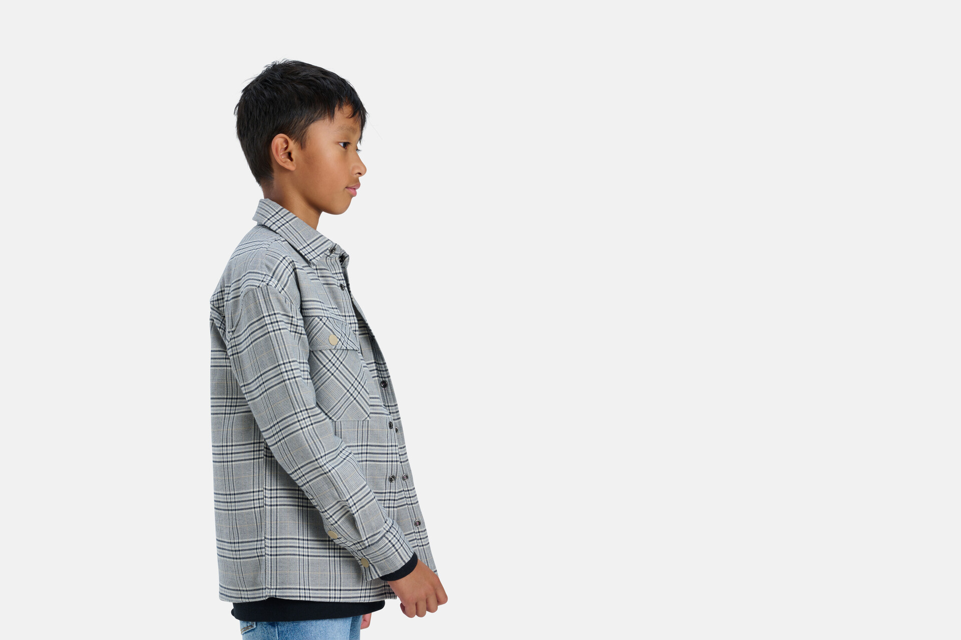Geruit Overshirt Grijs JILL&MITCH