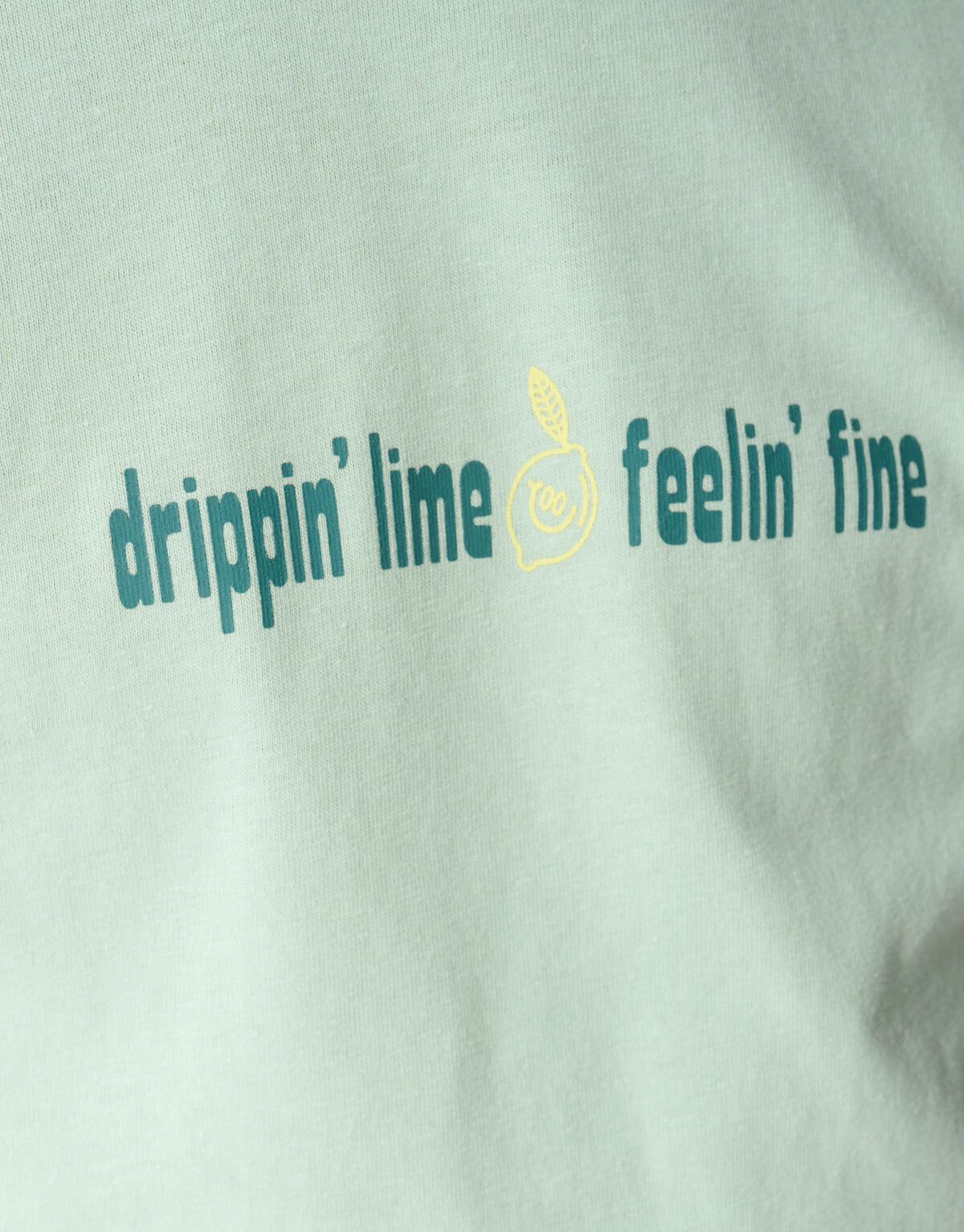 Dripping Artwork T-shirt Lichtgroen SHOEBY BOYS