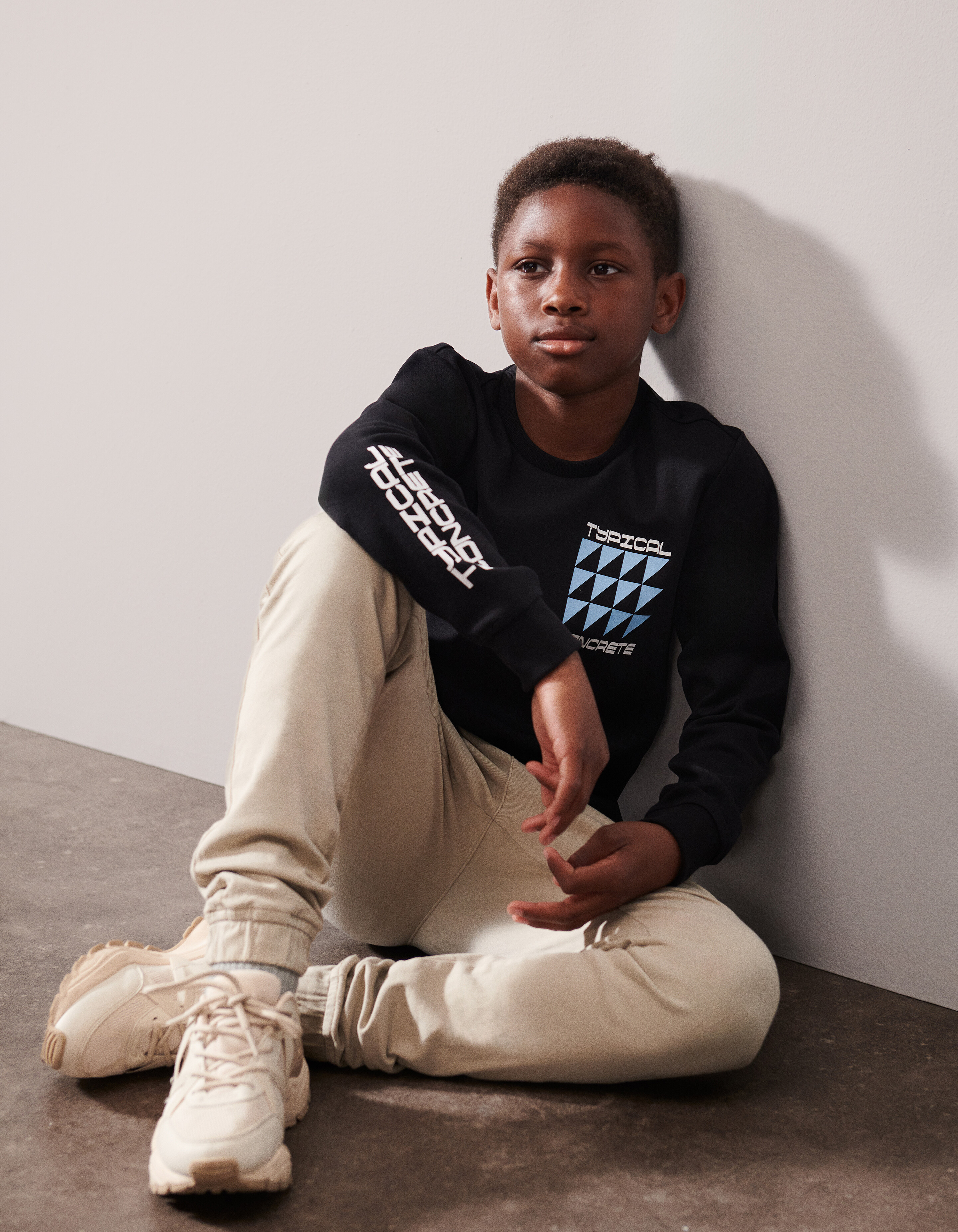 Print T-shirt Zwart SHOEBY BOYS