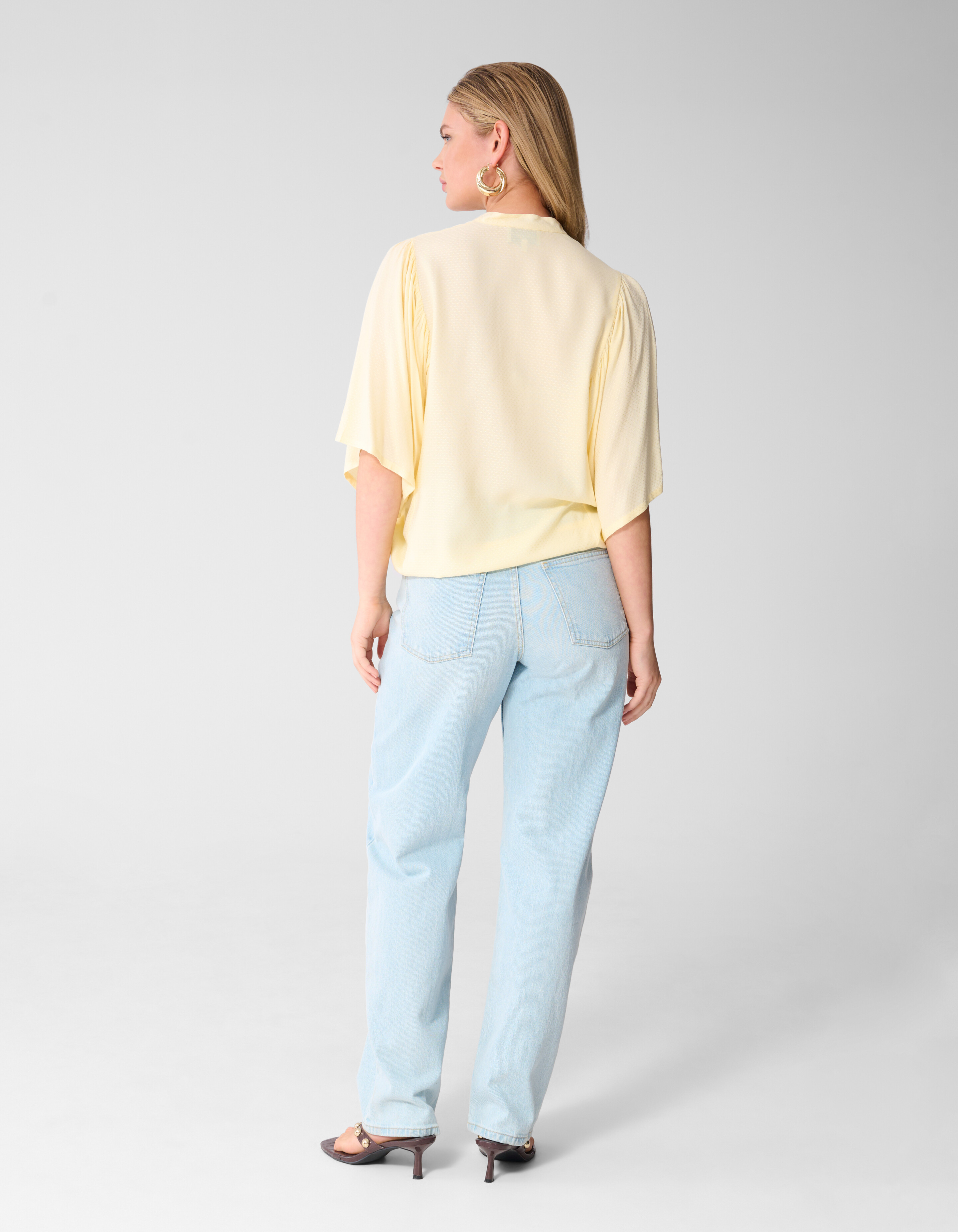 Flowy Top Lichtgeel SHOEBY WOMEN