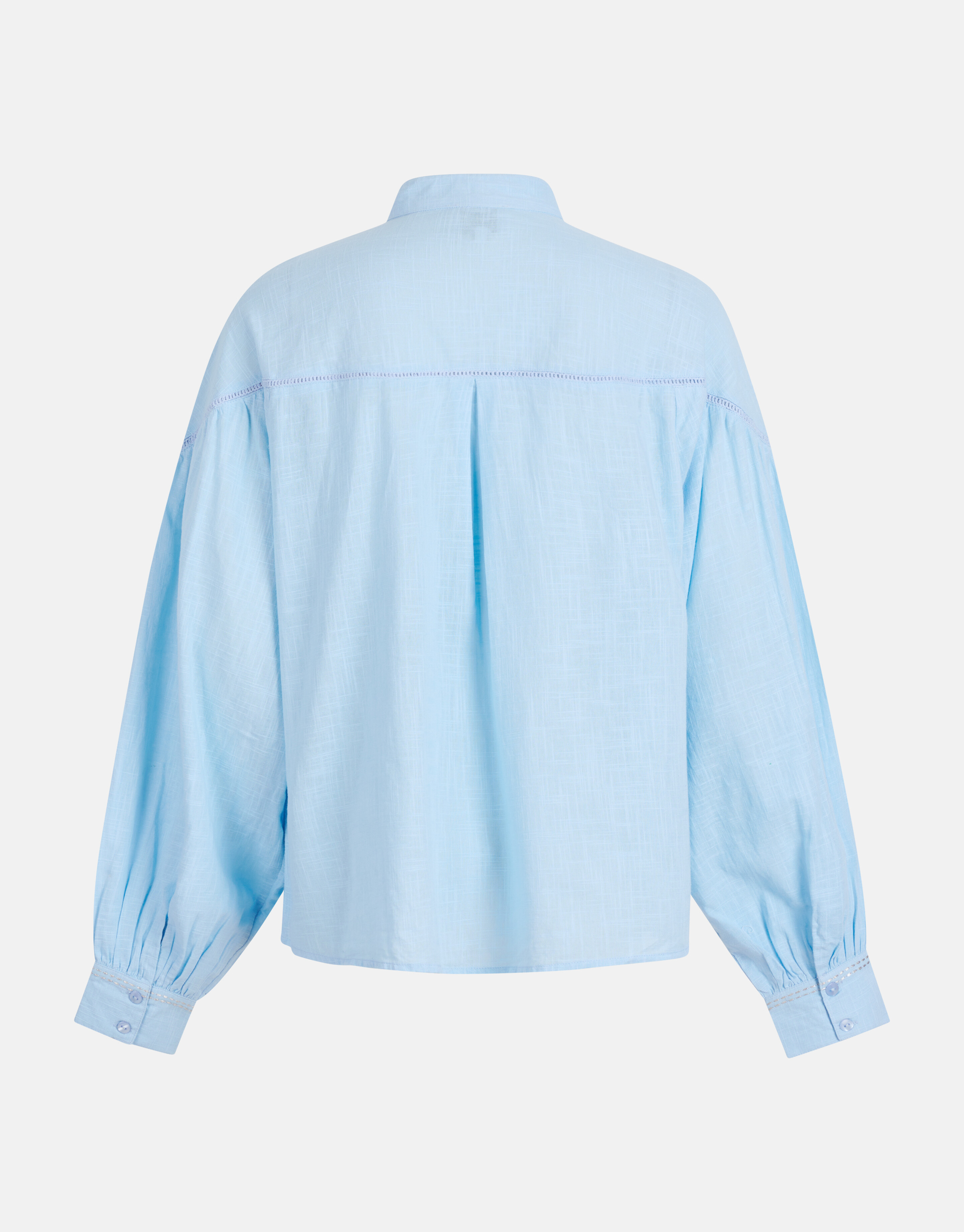 Embroidery Blouse Blauw SHOEBY WOMEN