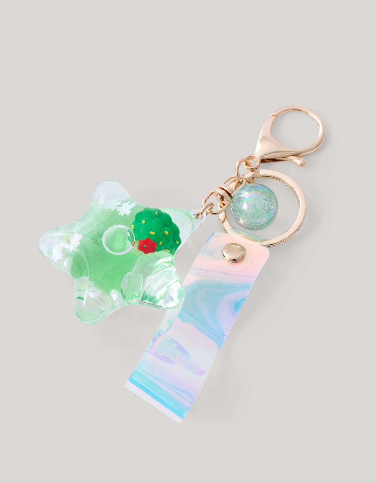 Ster Sleutelhanger Groen SHOEBY ACCESSOIRES