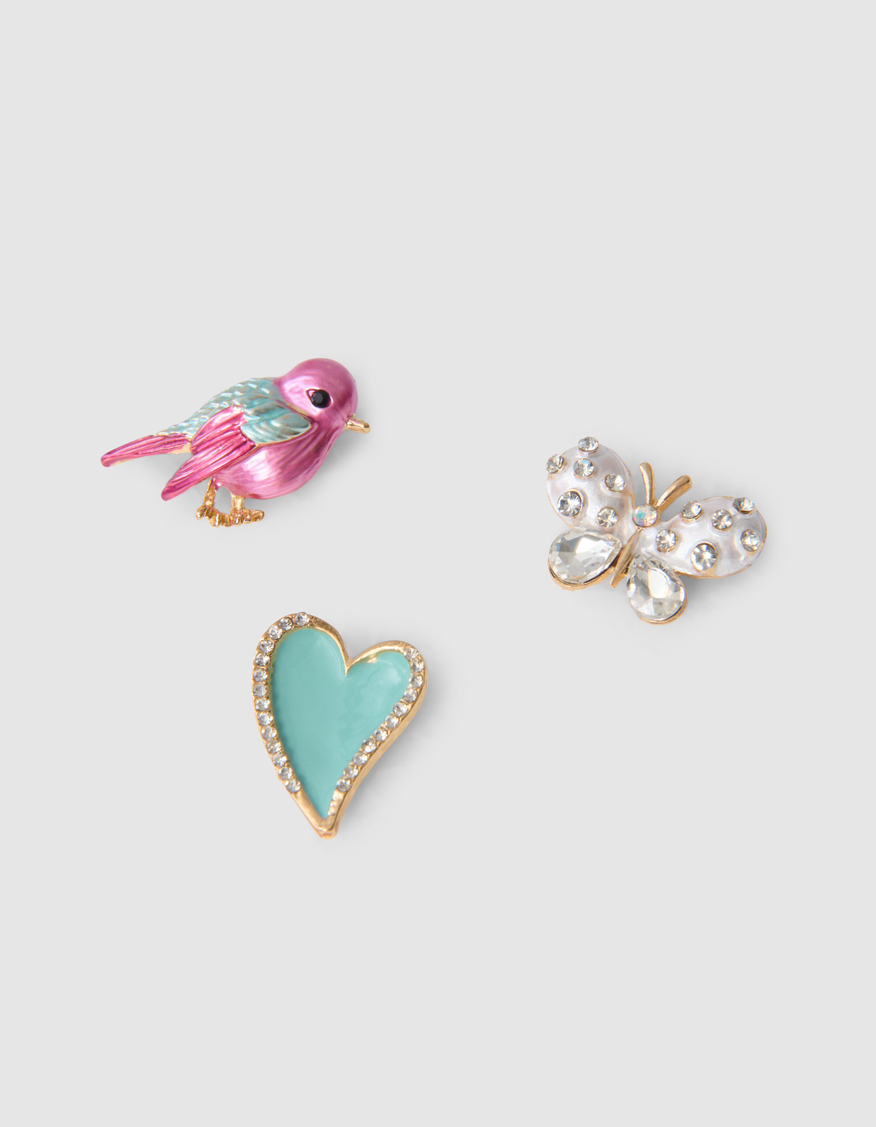 Winter Broche Set Lichtroze SHOEBY ACCESSOIRES