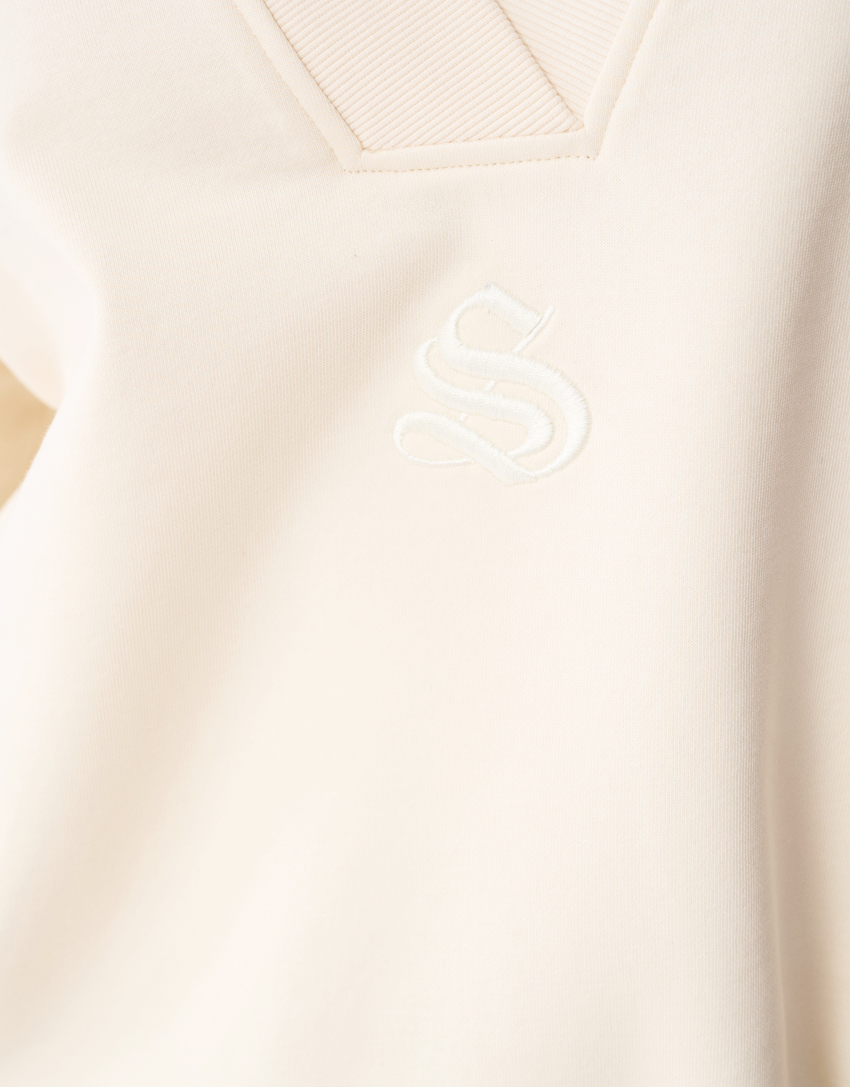 Varsity Logo Sweater Gebroken Wit SHOEBY WOMEN