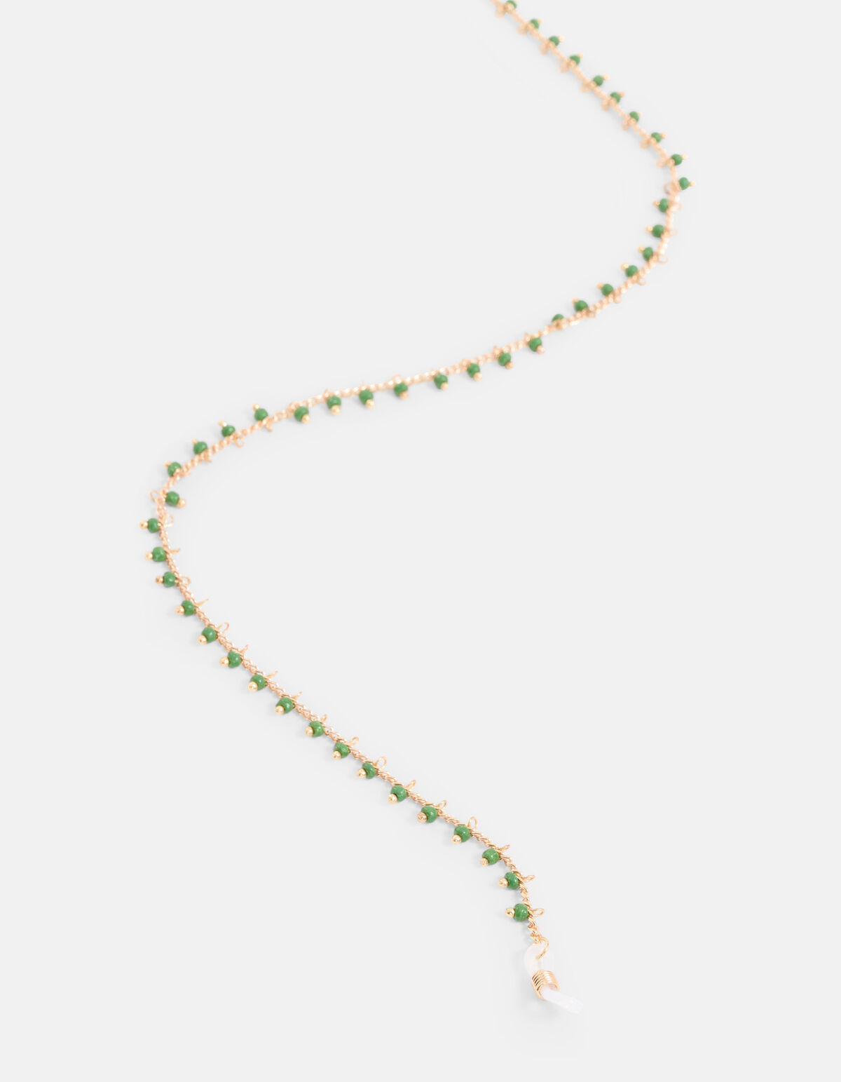 Beaded Zonnebrilkoord Groen SHOEBY ACCESSOIRES