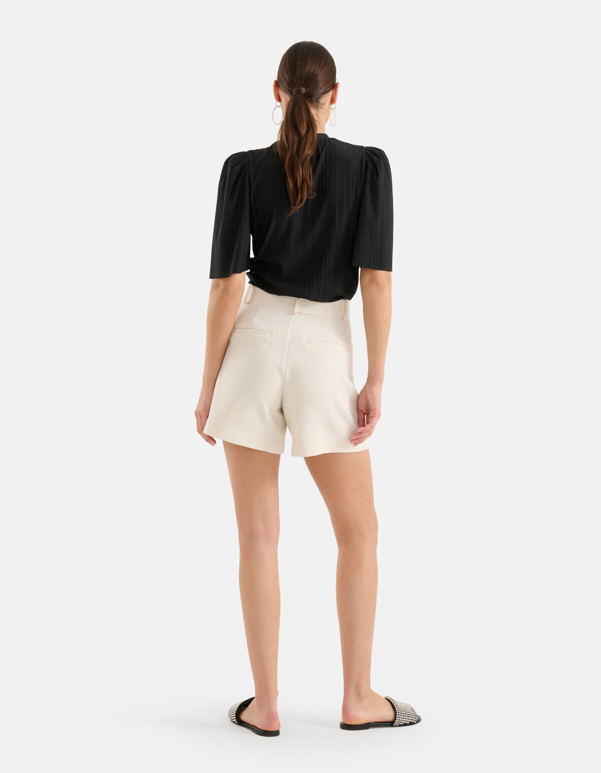 Crinkle Top Zwart SHOEBY WOMEN