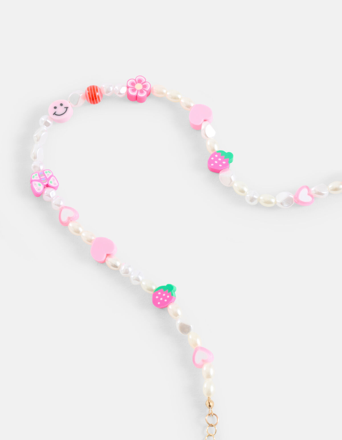 Beaded Ketting Roze SHOEBY ACCESSOIRES