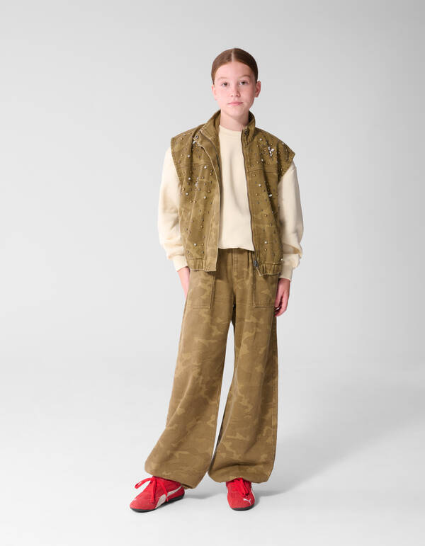 Camo Broek Groen SHOEBY GIRLS
