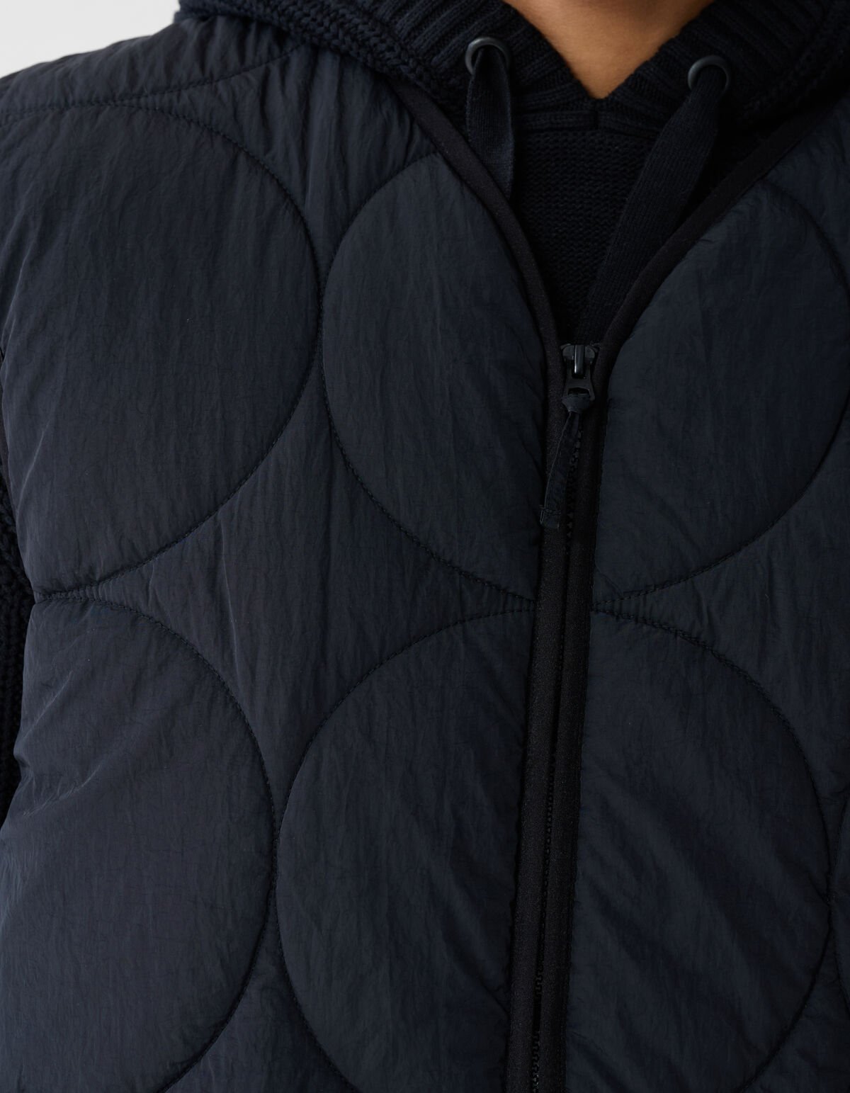 Quilted Spark Logo Bodywarmer Zwart SHOEBY MEN