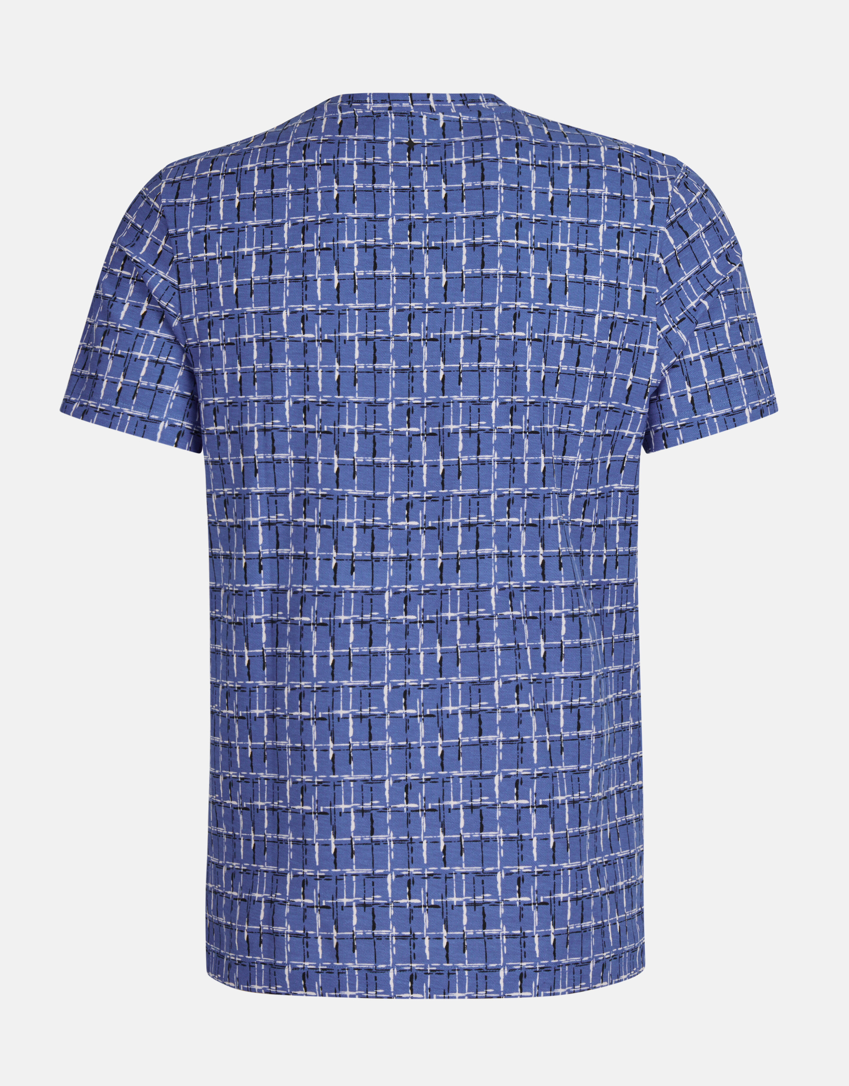 Printed T-shirt Blauw SHOEBY MEN